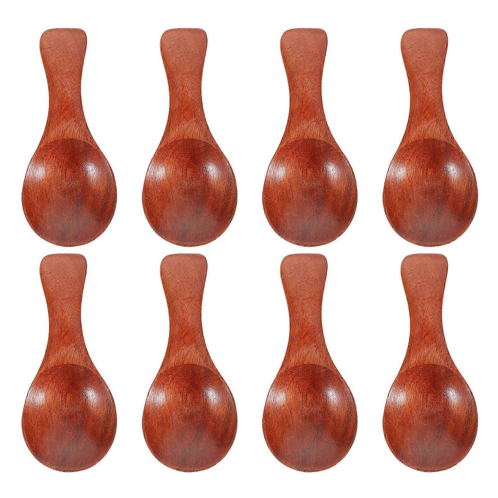 Wooden Ice Cream Spoon for Comfortable Grip with 24Pcs for Kitchen