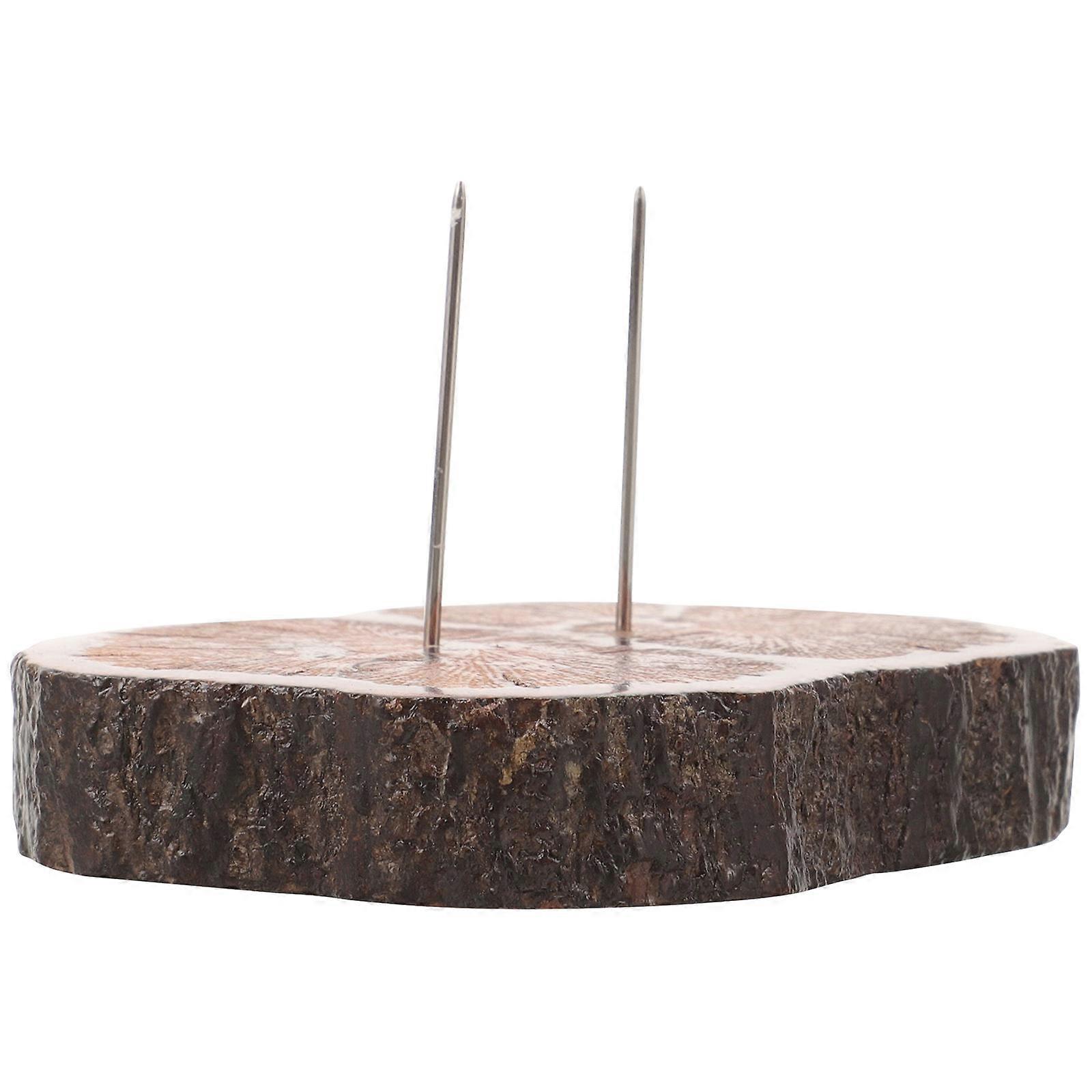 Doll Display Stand Felt Doll Holder with Sturdy Wooden Base