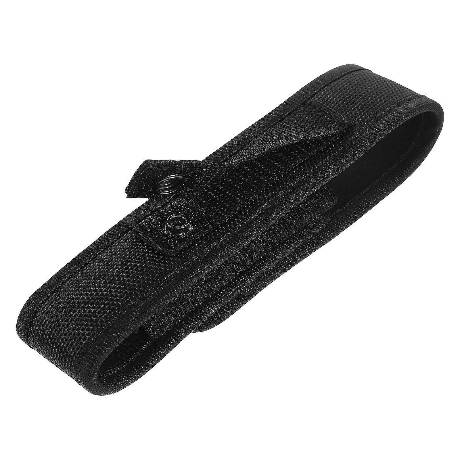 Flashlight Holder Black Flashlight Pouch for Storage Use Outdoor Nylon