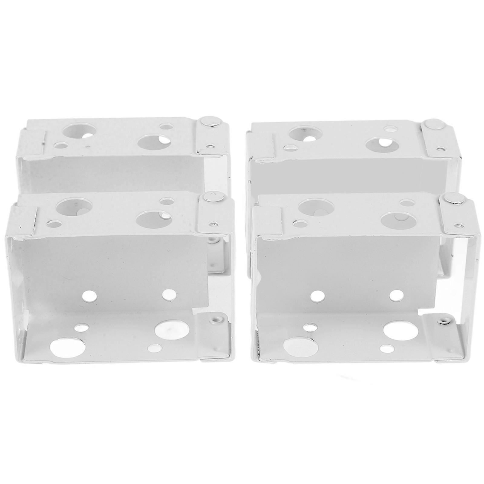 Blind Brackets 16 Pcs Window Blinds Mounting Brackets Ideal For Home Decoration Durable Easy Installation White