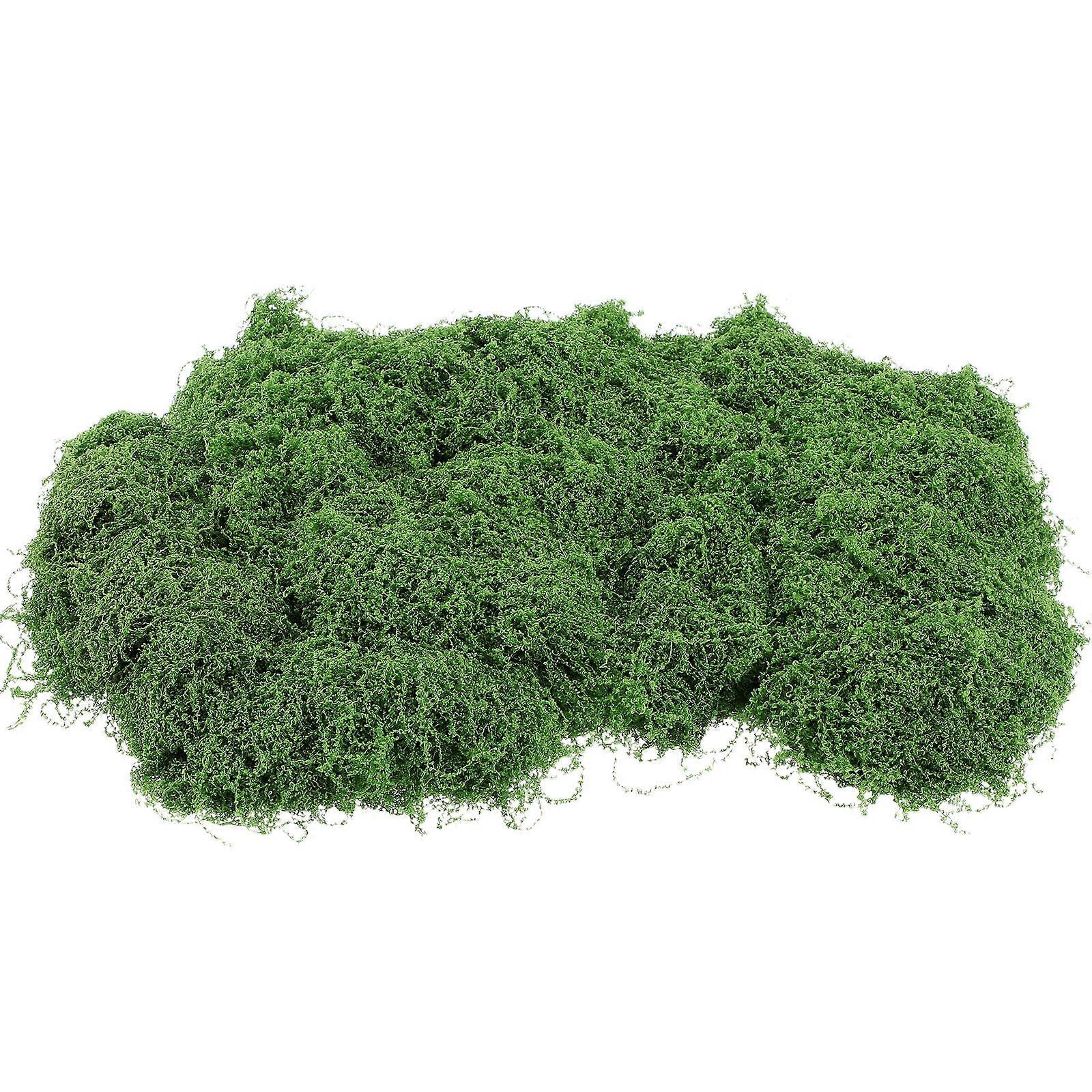 Artificial Green Moss Preserved Moss for Craft 4Pcs 1 Bag Polyester