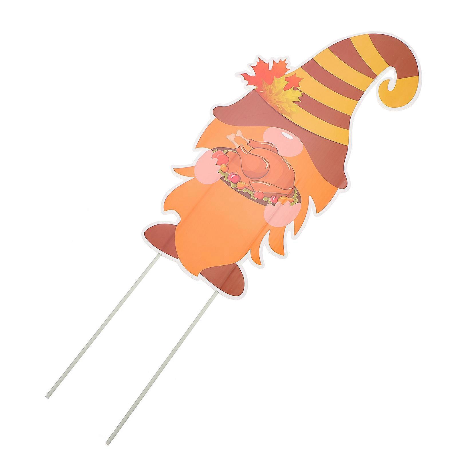 Plastic Garden Insert Board for Thanksgiving Party Decoration 2Pcs