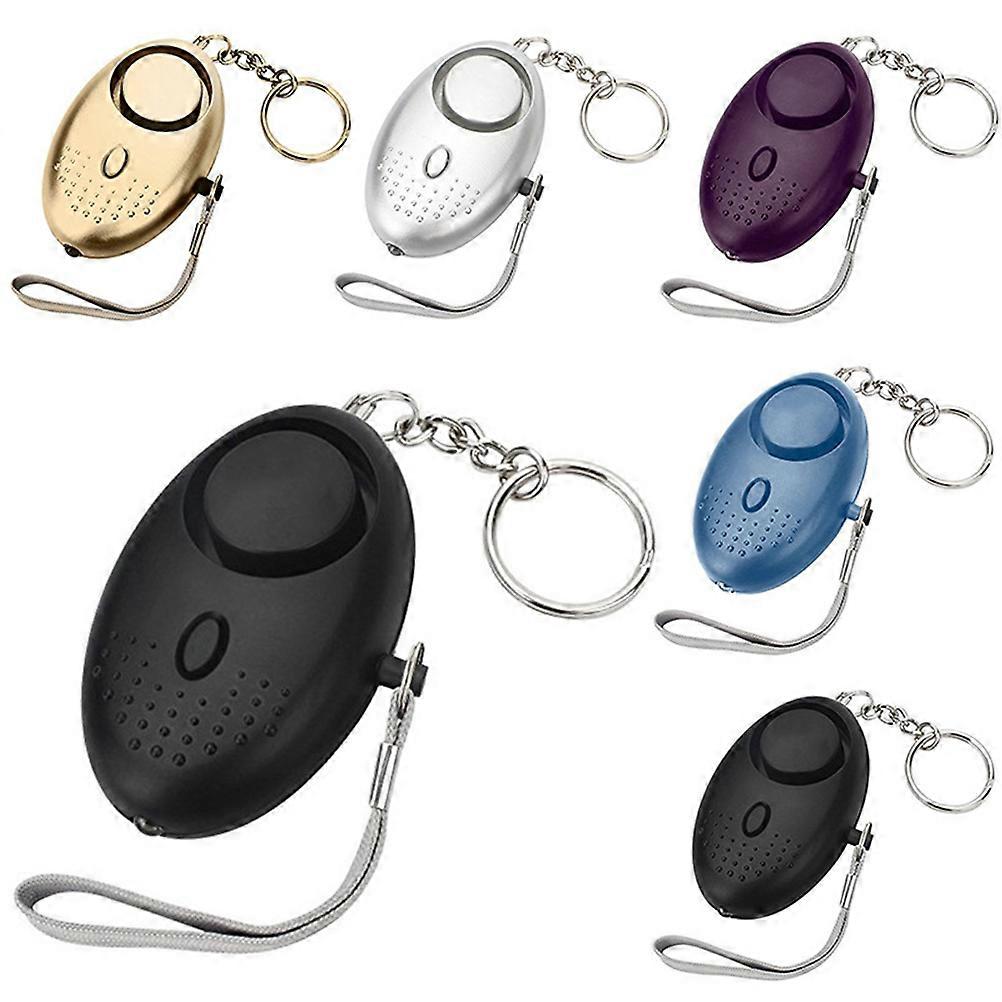 Emergency Alarm 2Pcs Personal Security Alarm with LED Flashlight Silver