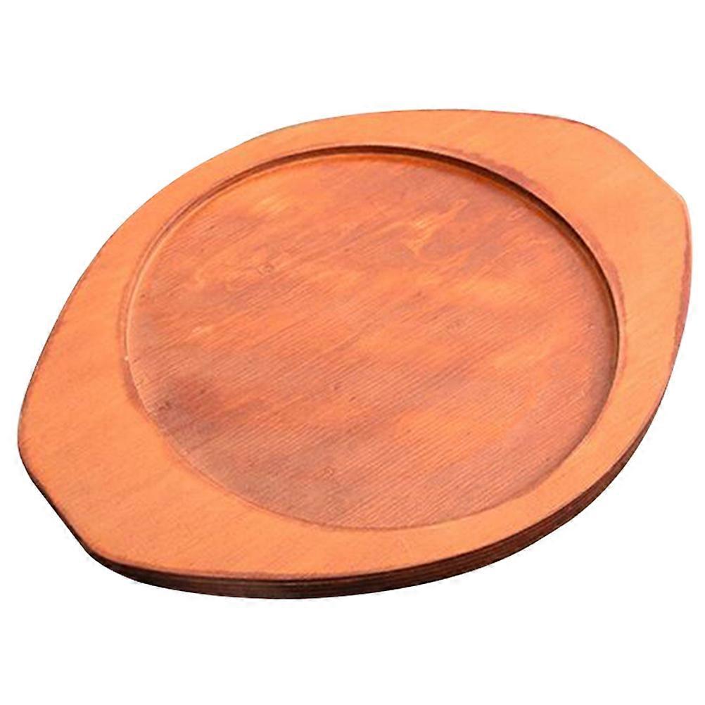 Practical Heat Insulating Pot Holder Mat For Kitchen Use 2Pcs Square Wooden Design