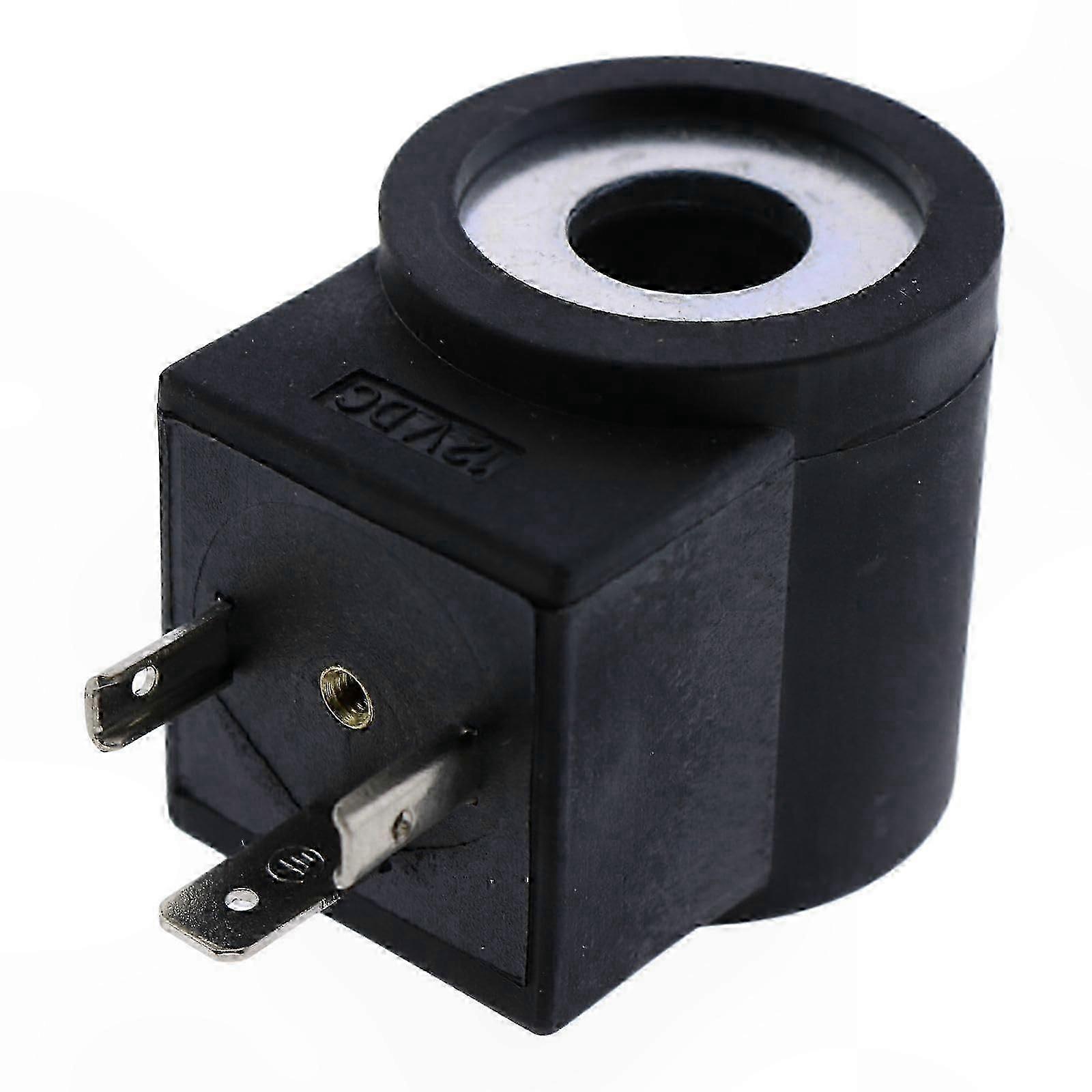 12V DC Sole Valve Coil with 3-Prong DIN Connector for 08 Series Applications