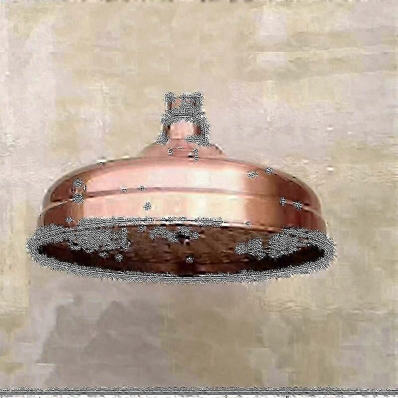 20cm Gold High Pressure Fixed Shower Head with Adjustable Angle