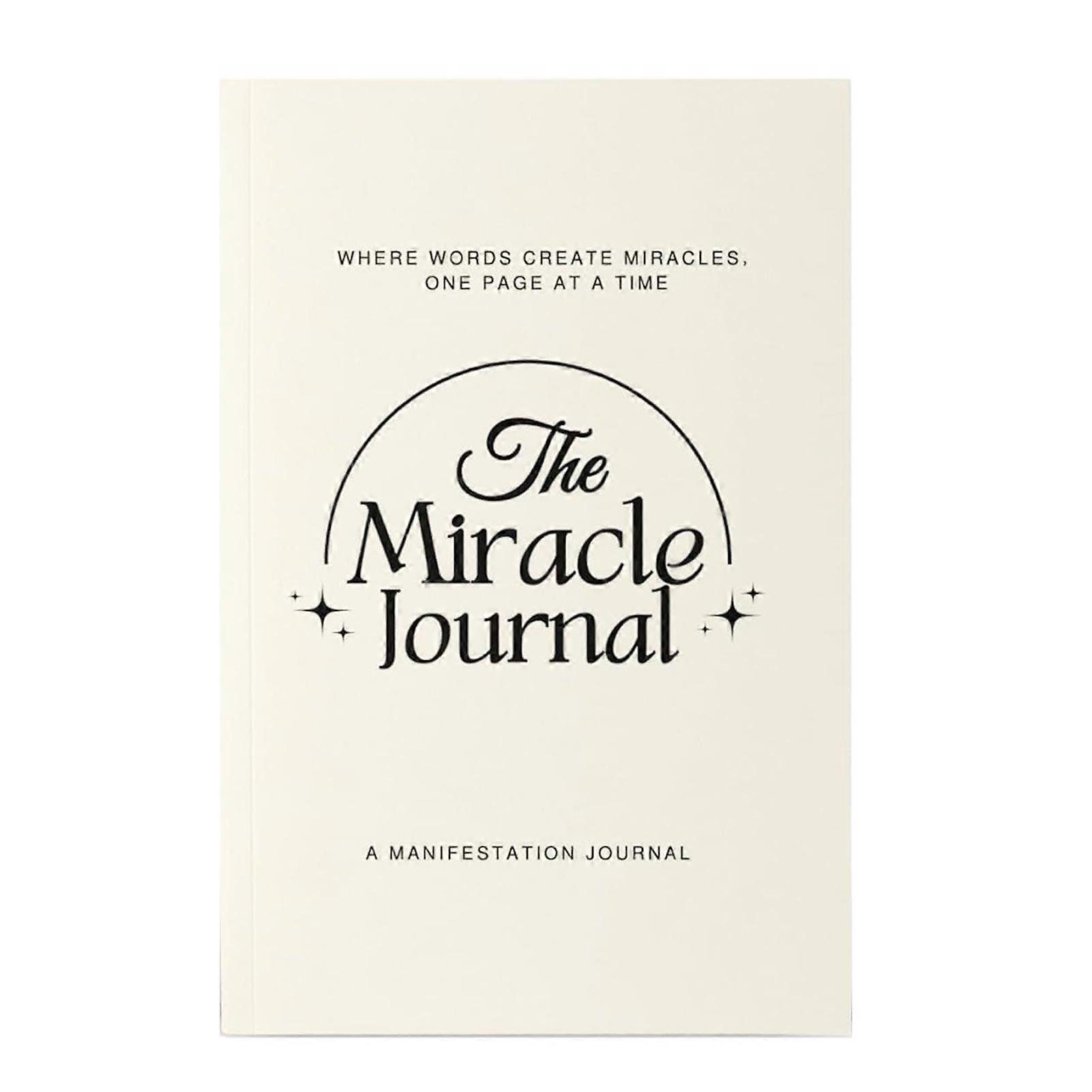The Miracle Journal: Guided Manifestation & Gratitude Paperback - Shadow Work Prompts for Self-Discovery & Abundance