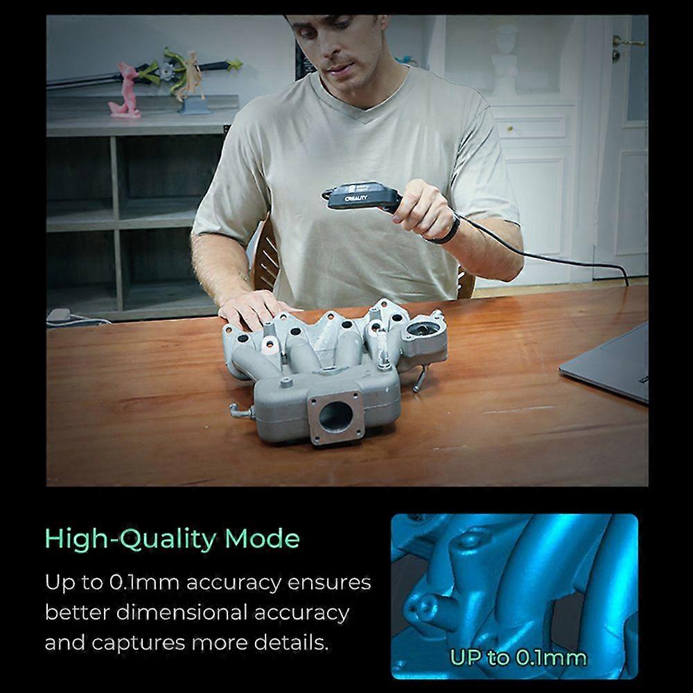 Creality CR-Scan Ferret Pro 3D Scanner Portable and Handheld 30fps Scaning Speed 0.1mm Accuracy ASIC Chipset Dual Mode Scanning with 30fps Scan Speed 