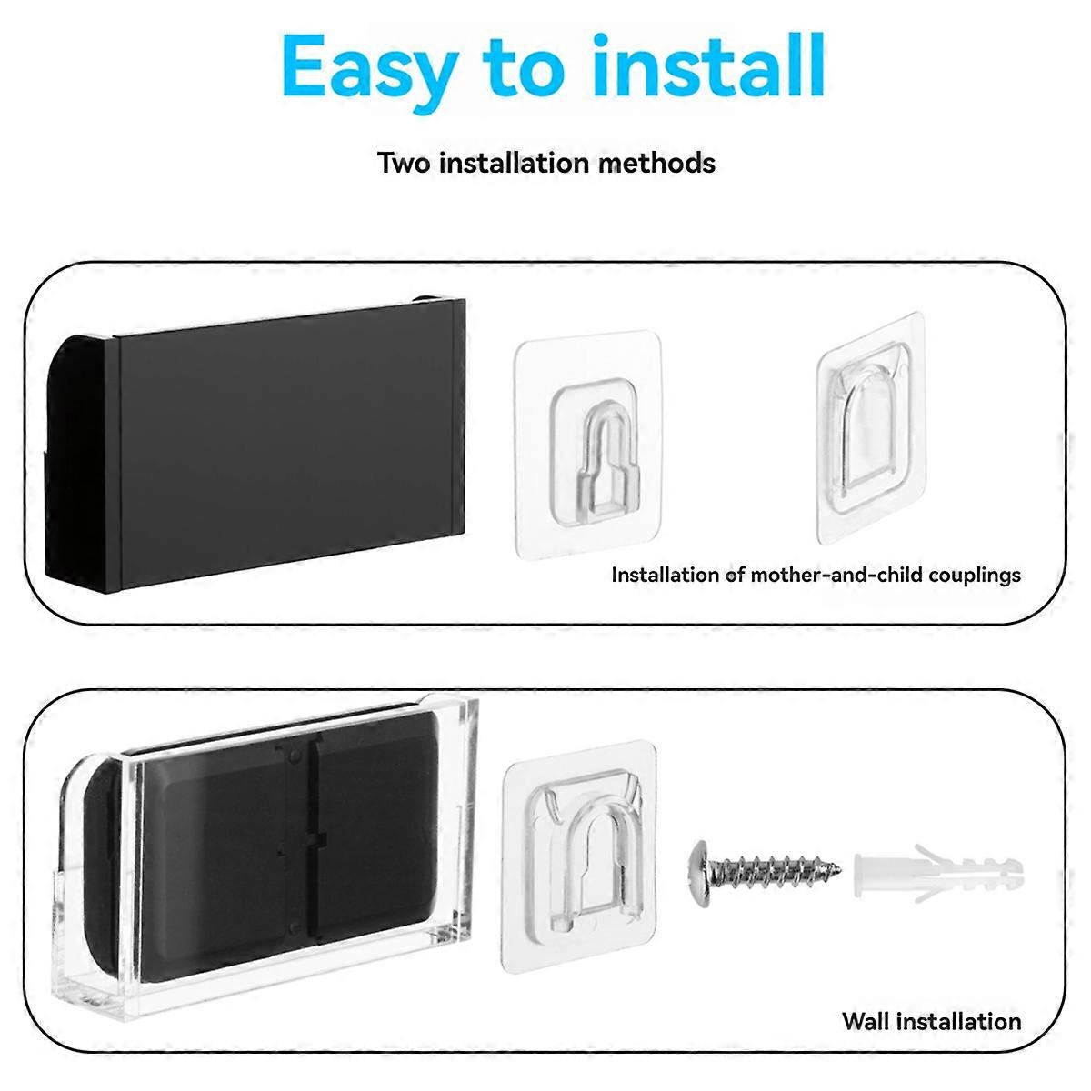 Wall Mount Holder for Garage Door Control,Black