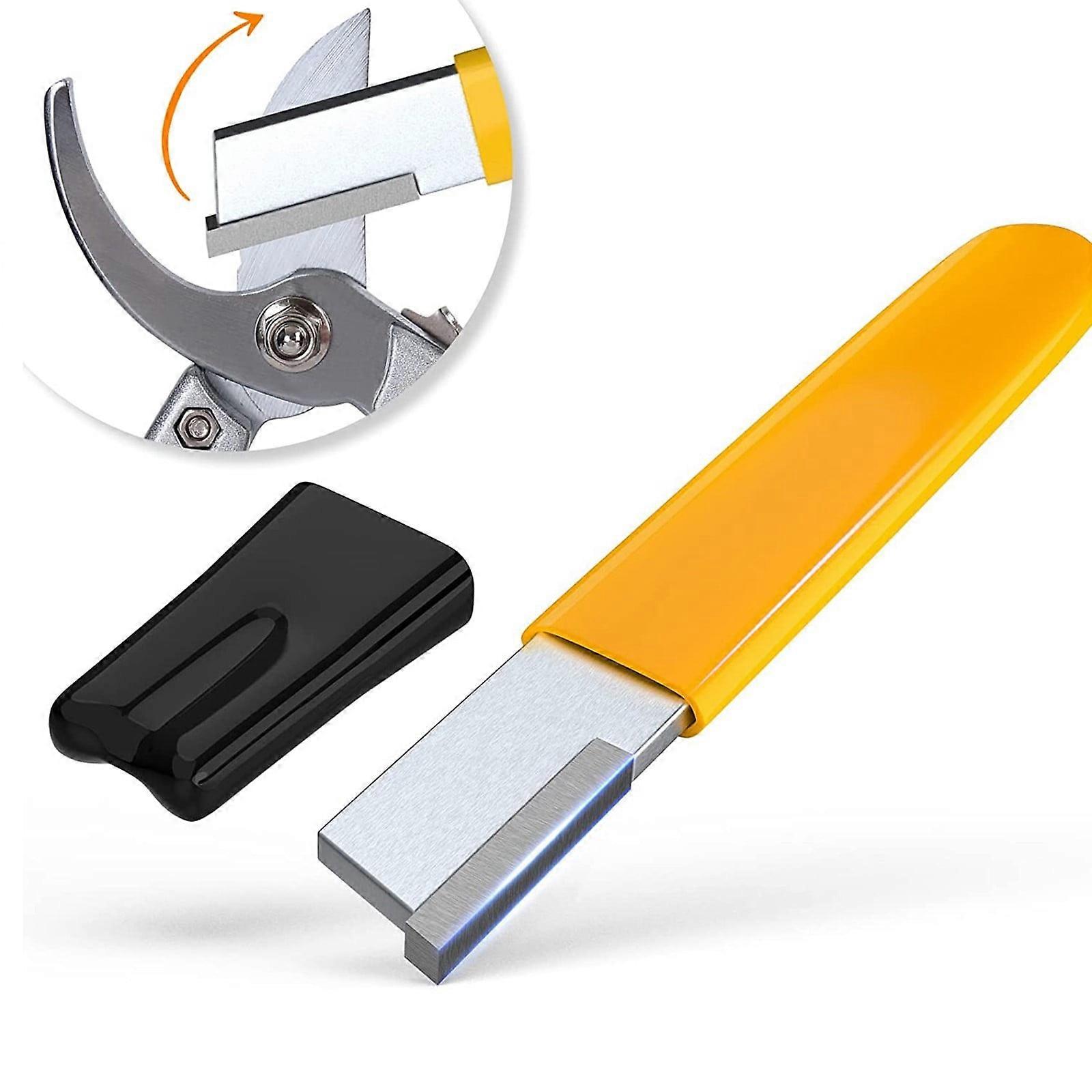 1PCS Garden Tool Sharpener, Blade Sharpening Stone for Garden Knife, Shears, Scissors, Pruner & Pocket Knives