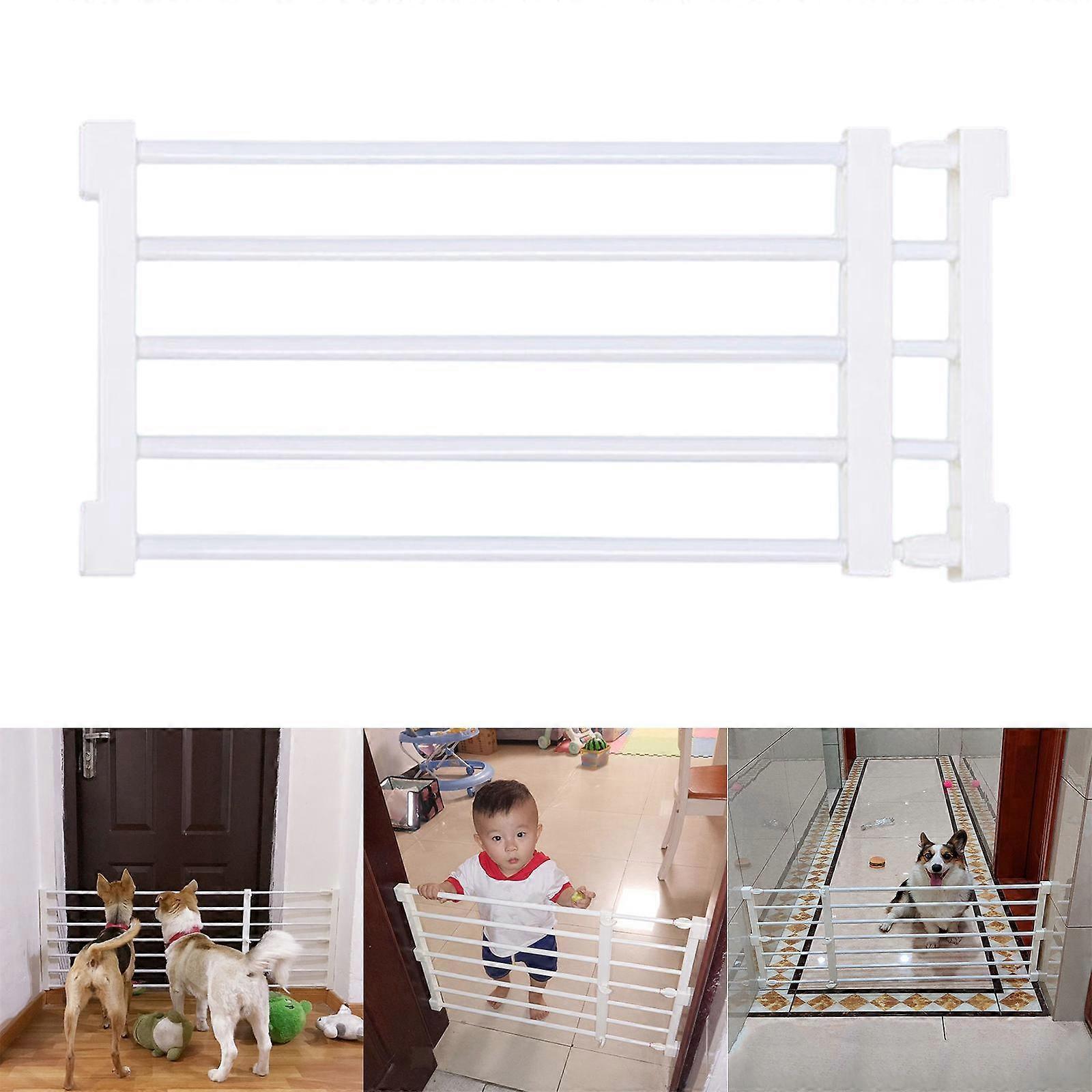 Expandable Gate Adjustable Puppy Fence Gate Pet Fence Retractable Dog Gate for