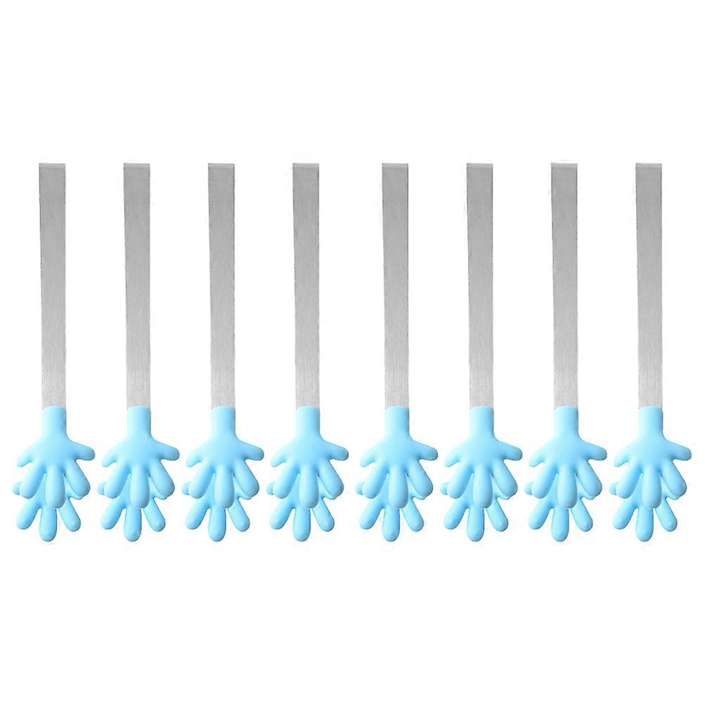 Bbq Tong for Party Serving with 24Pcs Little Palm Food Clips