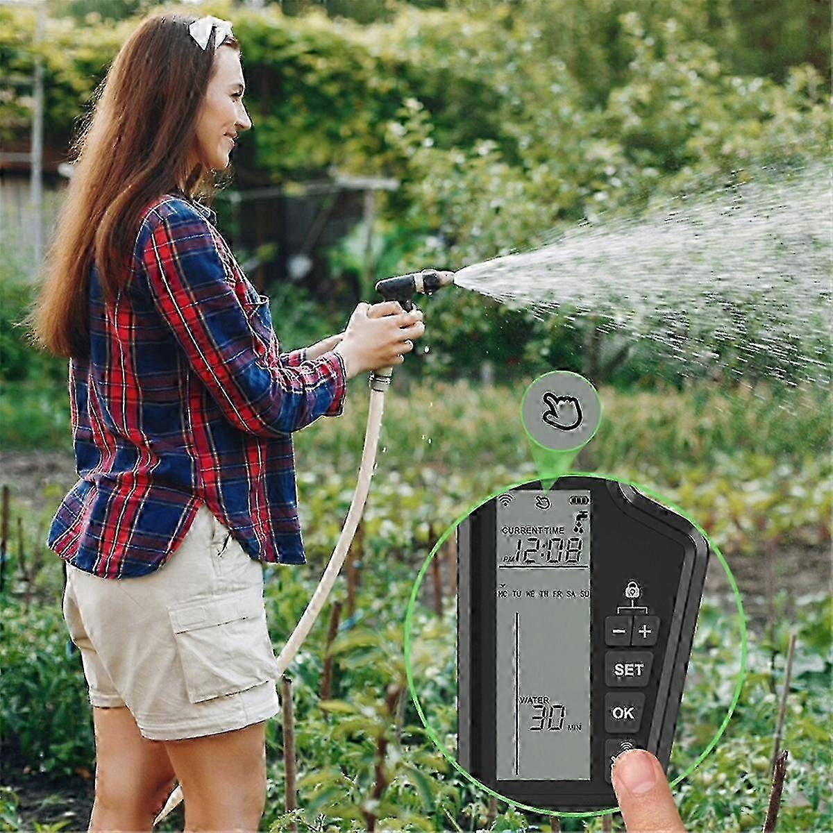 Tuya WiFi Smart Watering Timer for Automatic Digital Garden Irrigation Controller