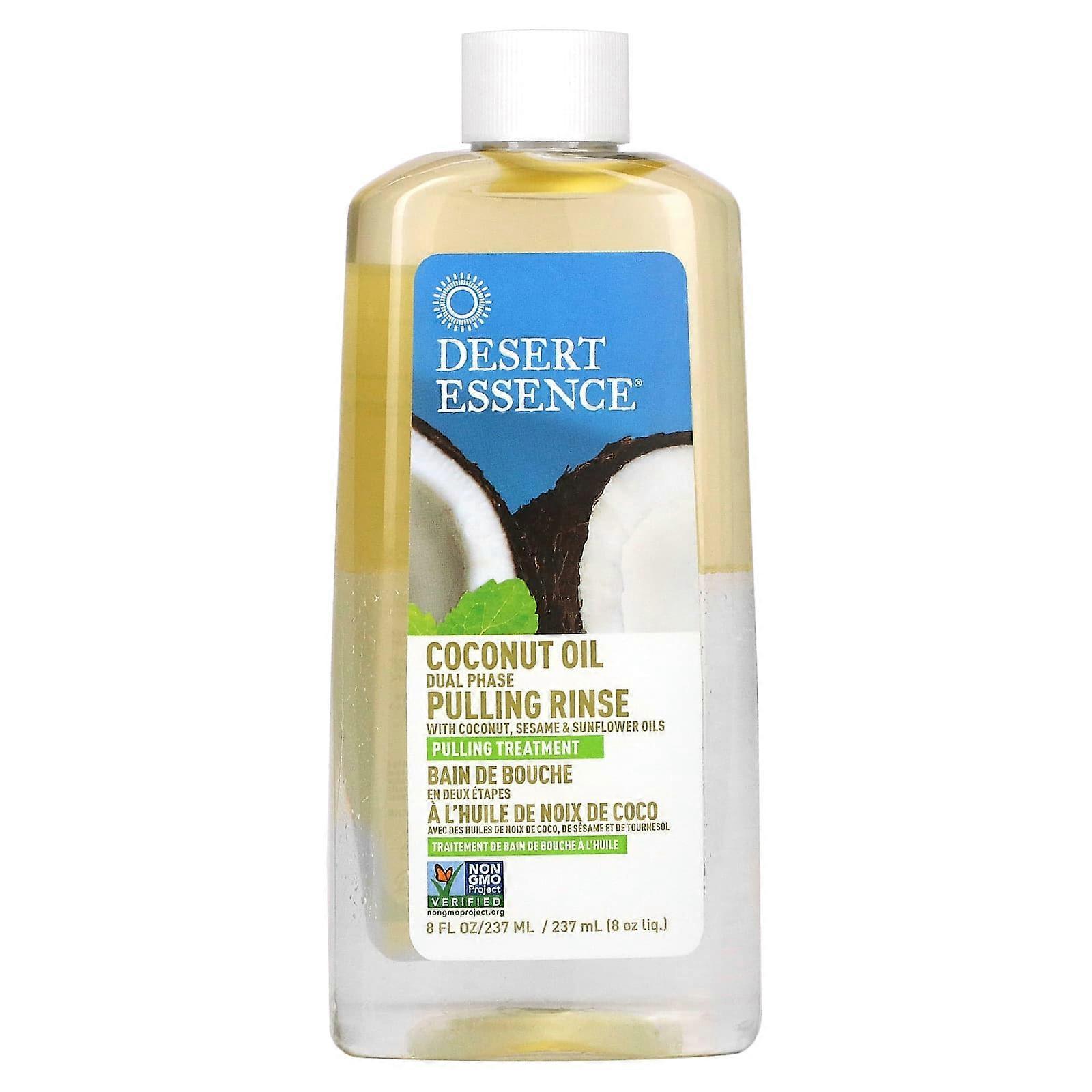 Coconut Oil Dual Phase, Pulling Rinse, 8 fl oz (237 ml)