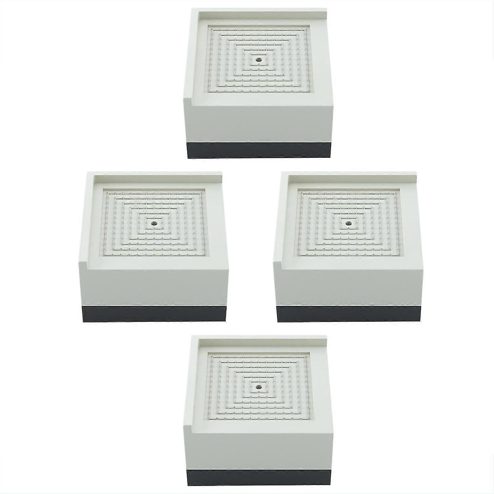 Postel noha Booster Nábytek Universal Square Booster Mat Základní lednice 4 ks