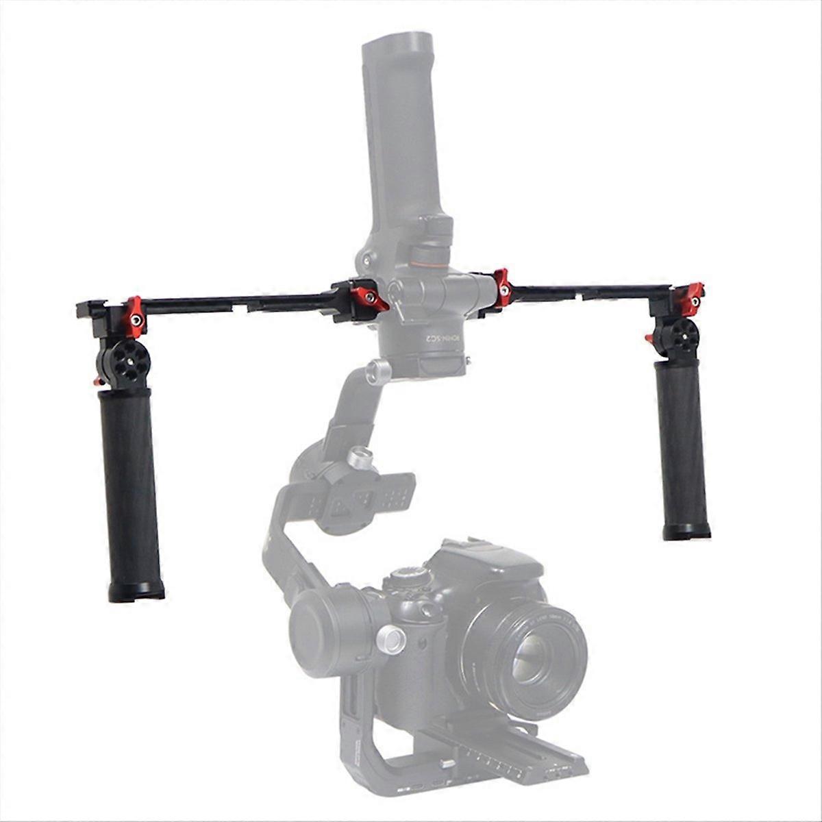 Dual Gimbal Handgrip for DJI Ronin RS2/3/4 Foldable Handle Grip,B