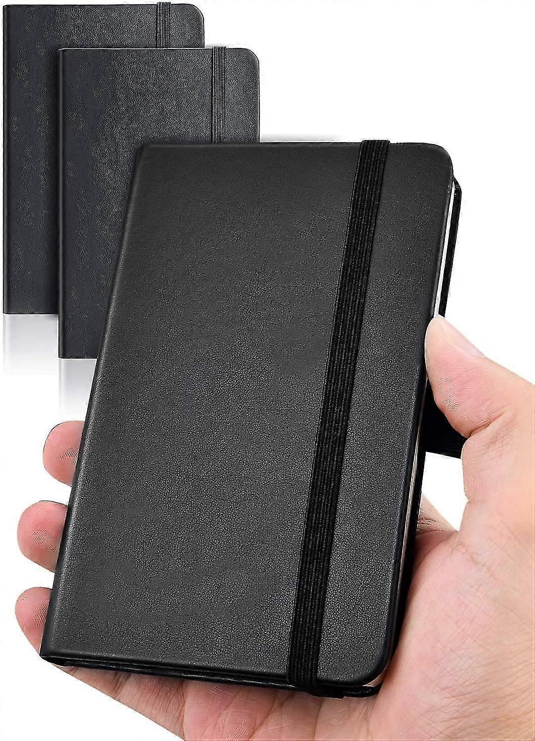 Pocket Notebook Small Notebook3.5" X 5.5" 320 Pages Thick Lined Paper With Inner Leather Mini Journal