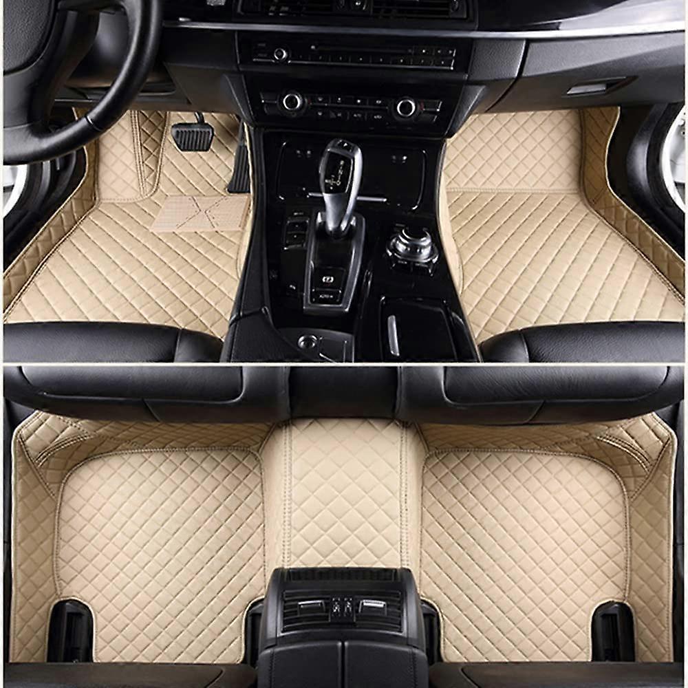 Custom Leather Full Coverage Car Front Rear Row Carpet Floor Mats Cabriolet 20212023 All Weather