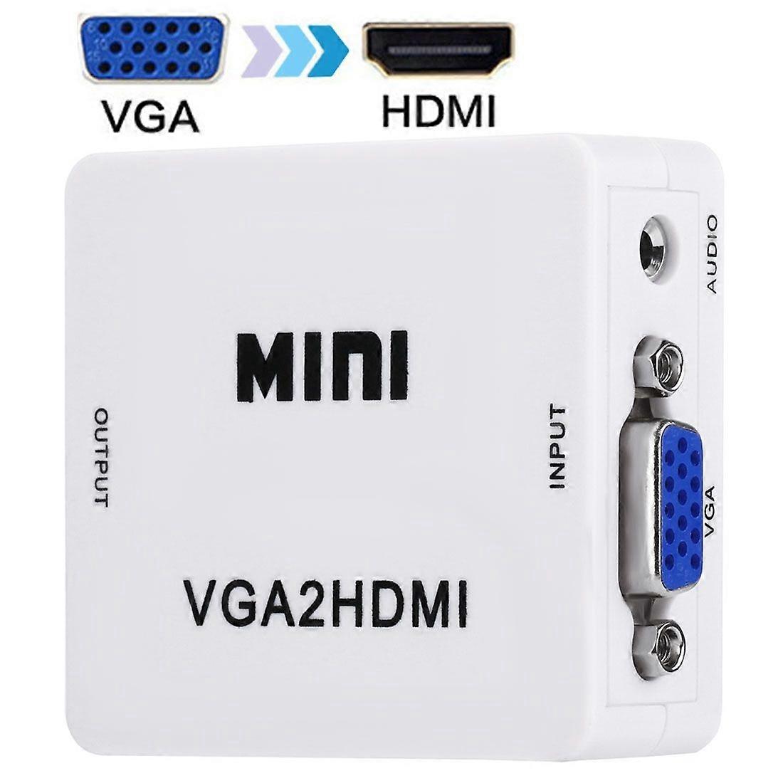 VGA to HDMI Scaler Box Audio Video Digital Converter