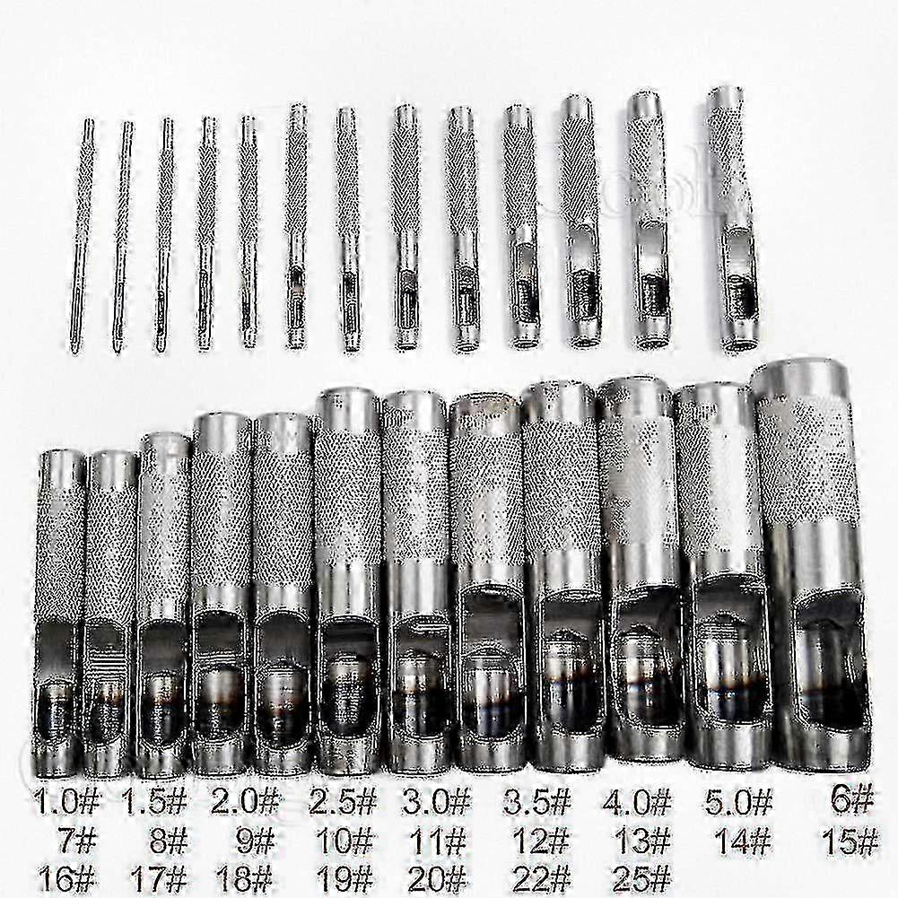 Hollow Punch Tool for Crafting Leather, Belt Making, and More - Compatible with Various Brands