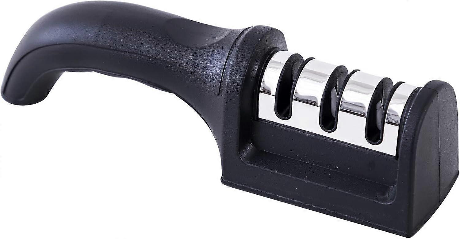 Knife Sharpener Handheld 4In1 Knife And Scissors Sharpener For Kitchen Use, MultiFunction Compact Sharpening Tool
