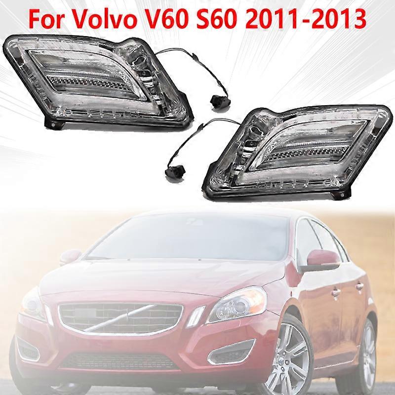 Applicable to Auto Accessories Fog Lamp Assembly Daytime Running Lights Front Bumper Corner Lights For Volvo V60 S60 2011 2012 2013