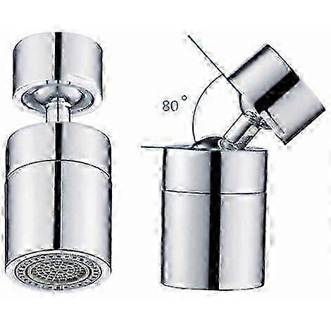 Latest Model Kitchen Faucet Nozzle, 360 Degree Rotation Dual Mode Anti-Splash Faucet Aerator