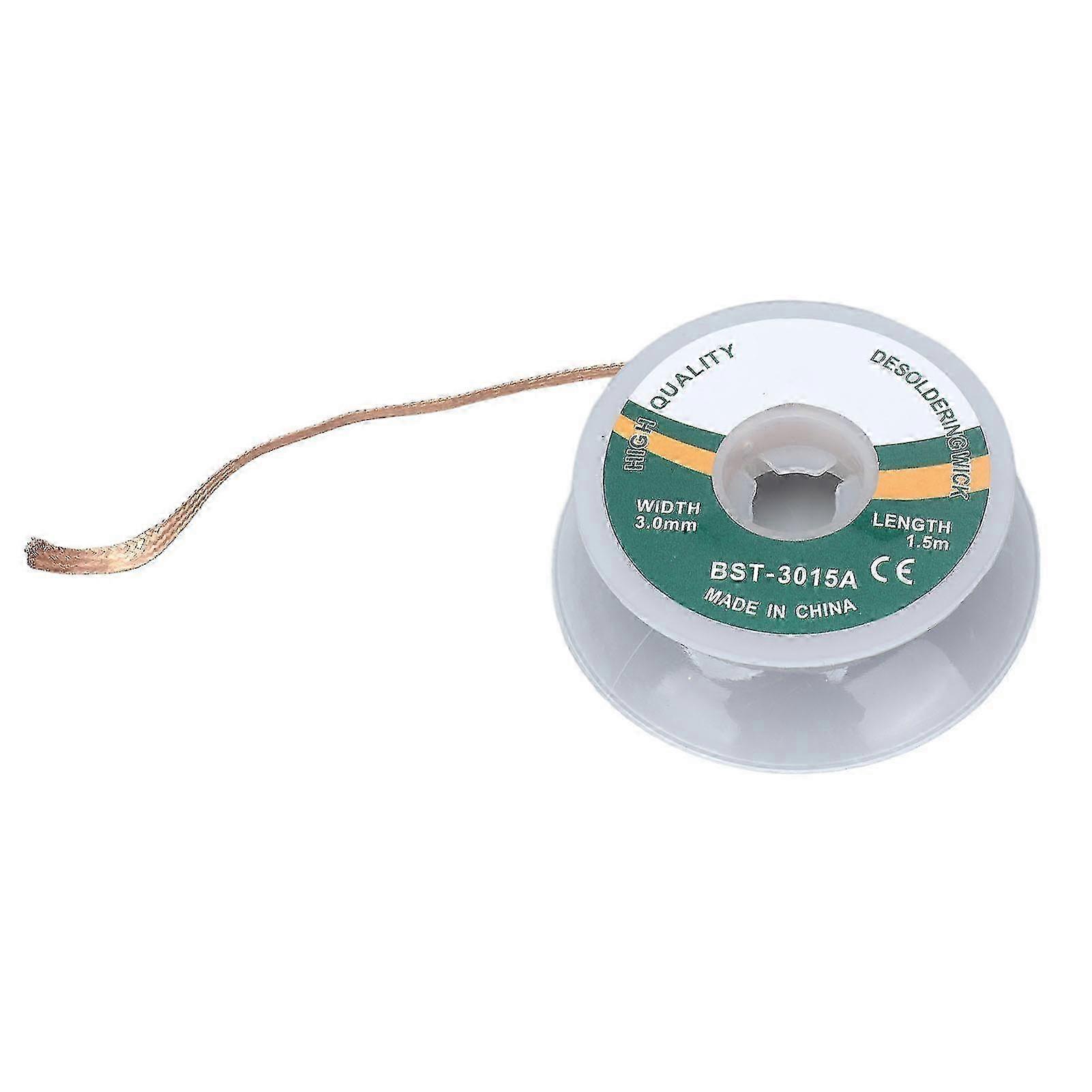 No-Clean Solder Removal Braid 3.0mm Width Low Residue Desoldering Wick (3015A)