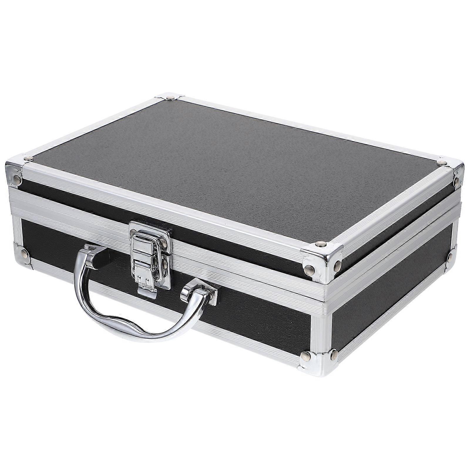 Handheld Container Multi-Functional Tool Briefcase Aluminium Case Gadget Storage Box