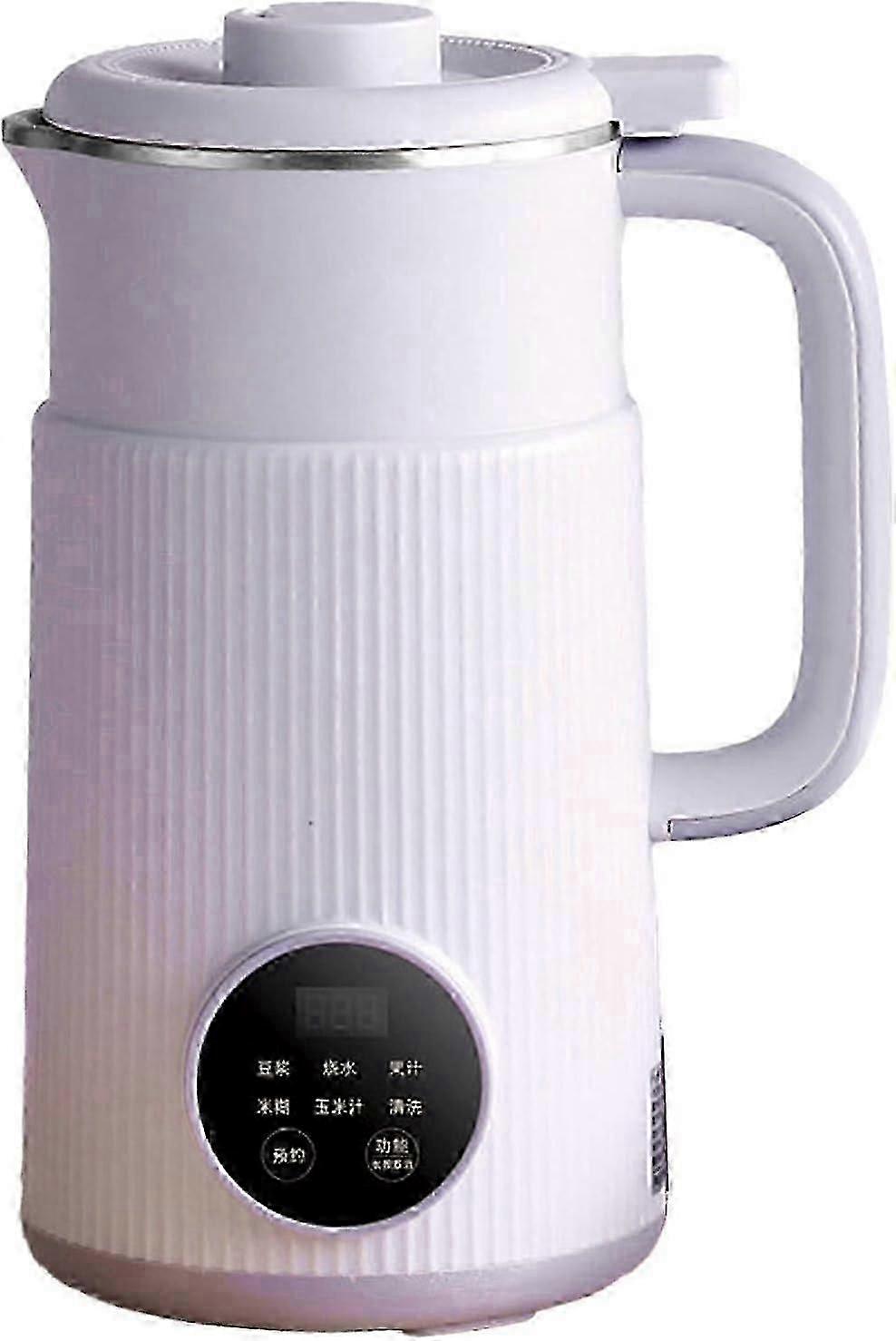 Soy Milk Machine, Digital Display, Simple Operation, Soy Milk Maker For Drinks (light Purple)