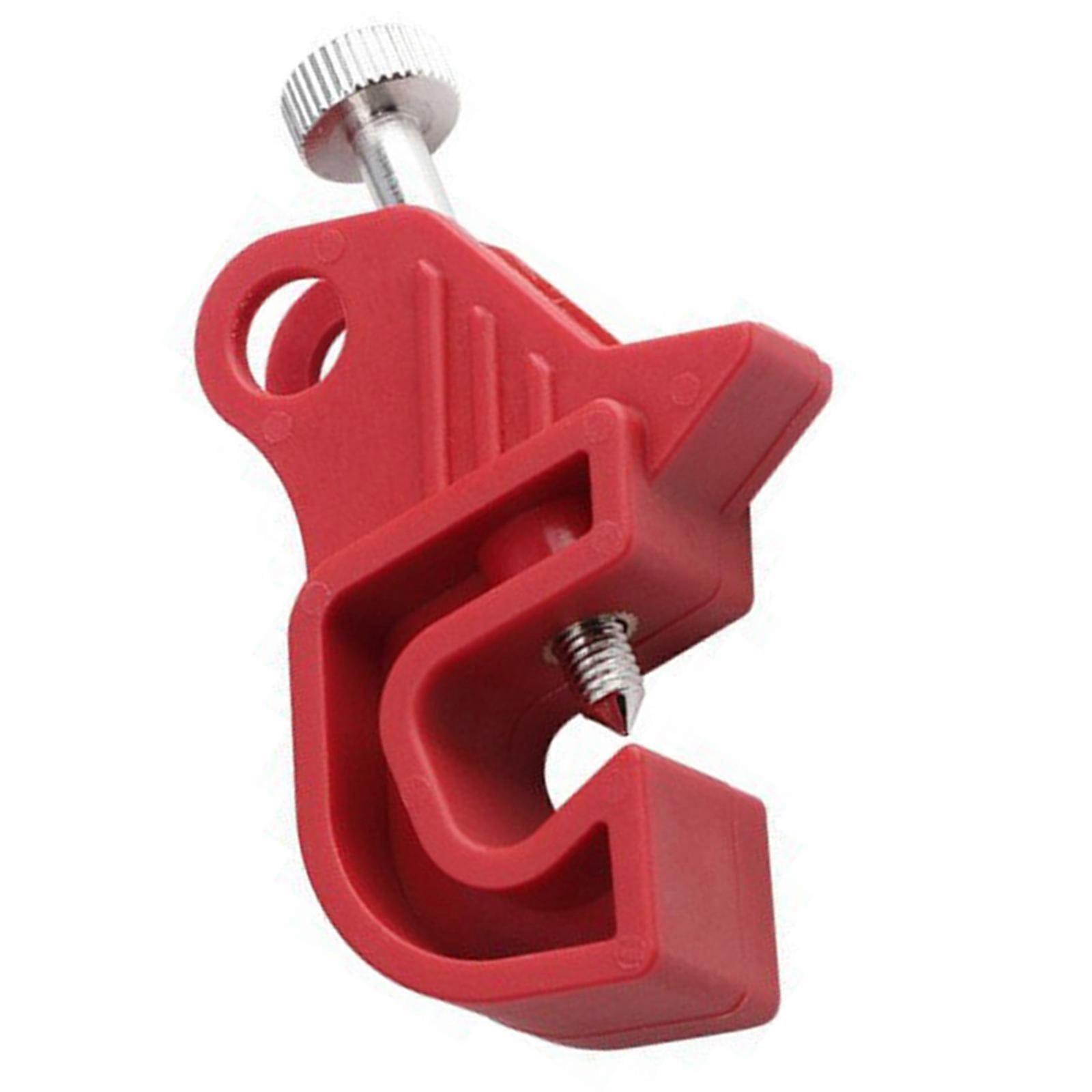 Strong Circuits Locking Device Universal Circuits Breaker Lock Single Poles Clamp for Equipment Power Box Security Multicolor