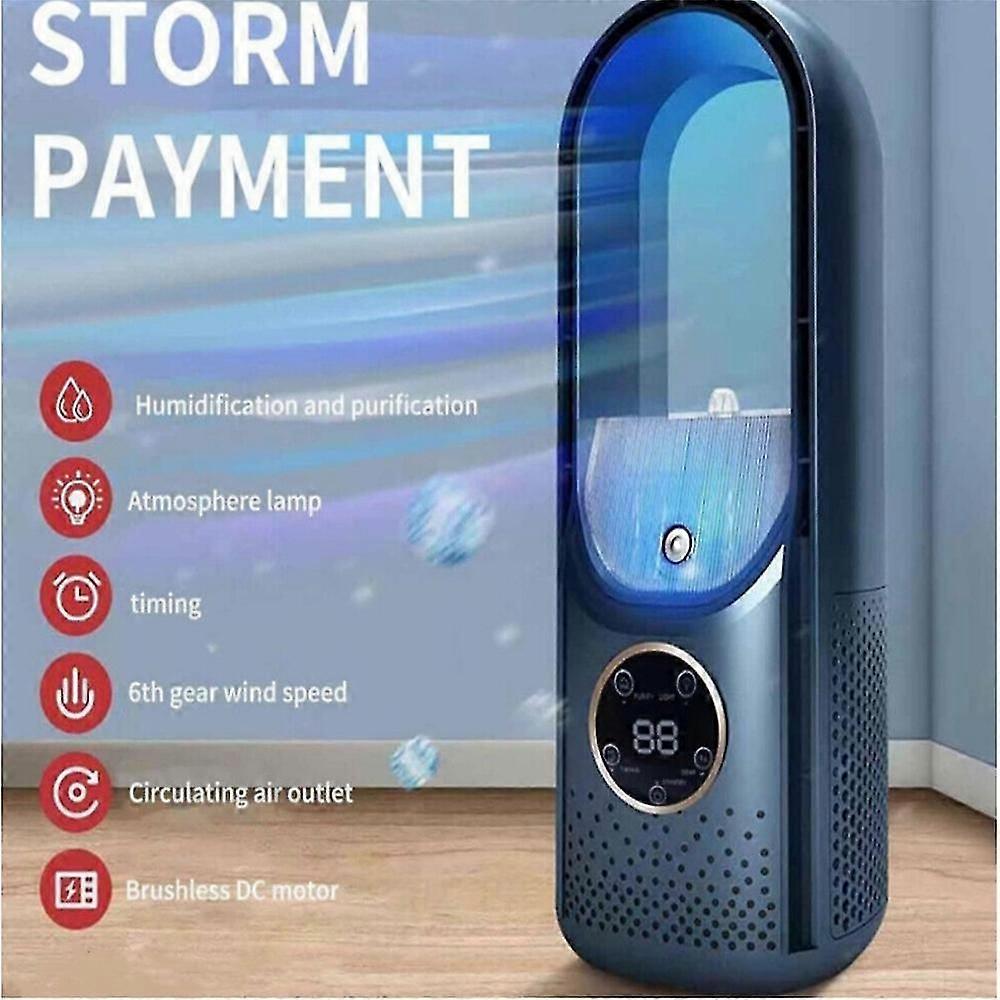 מאוורר מיזוג אוויר ללא עלים לחות ביתית קטנה ניידת מקוררת מים מזגן קטן מאווררים ללא להב לחדר השינה