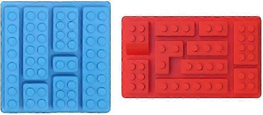 Building Brick Ice Cube Tray - Silicone Mold for Candy