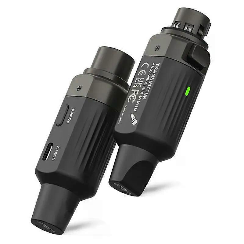 ABLB-AROMA ARC2 Wireless Microphone System XLR Microphone Transmitter Receiver For Dynamic/Harmonic Mics/PA/Mixer/DSLR Camera