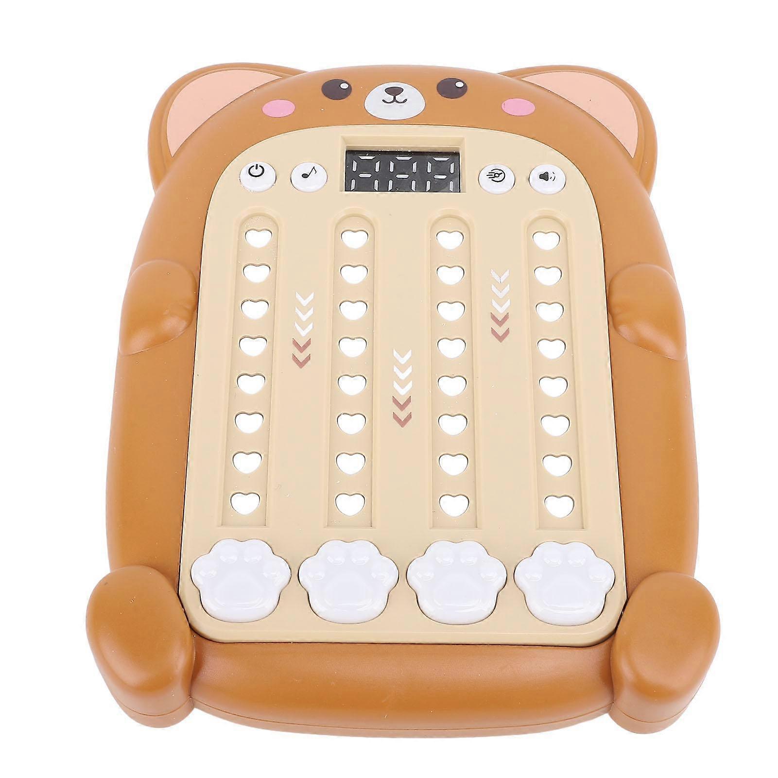 Rhythm Game Machine Music Challenge Rhythm Game Toy Quick Push Handheld Puzzle Game Machine for