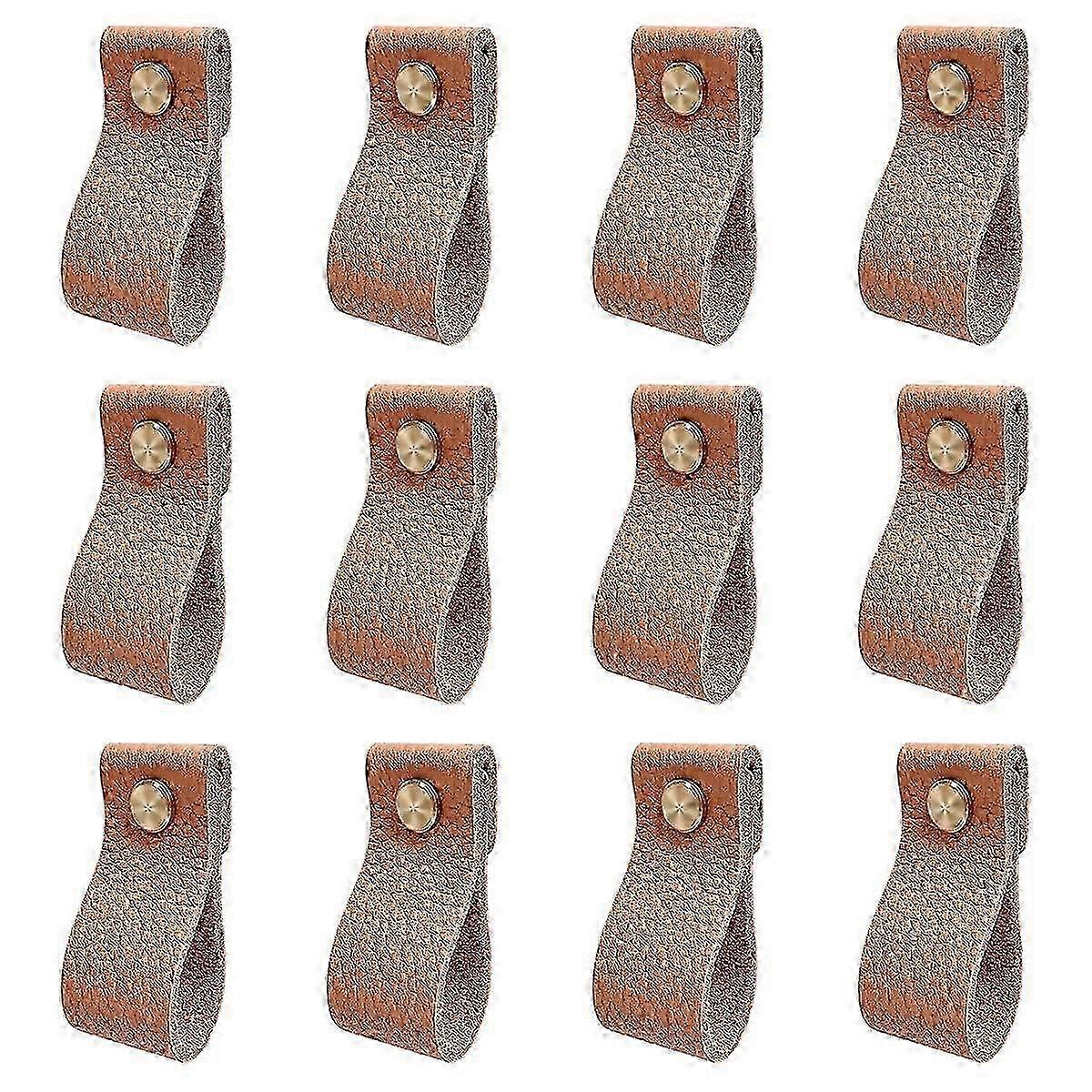 Leather Knobs for Dresser Drawers, Dresser Pulls 12 Pack, Drawer Pulls and Knobs 2025