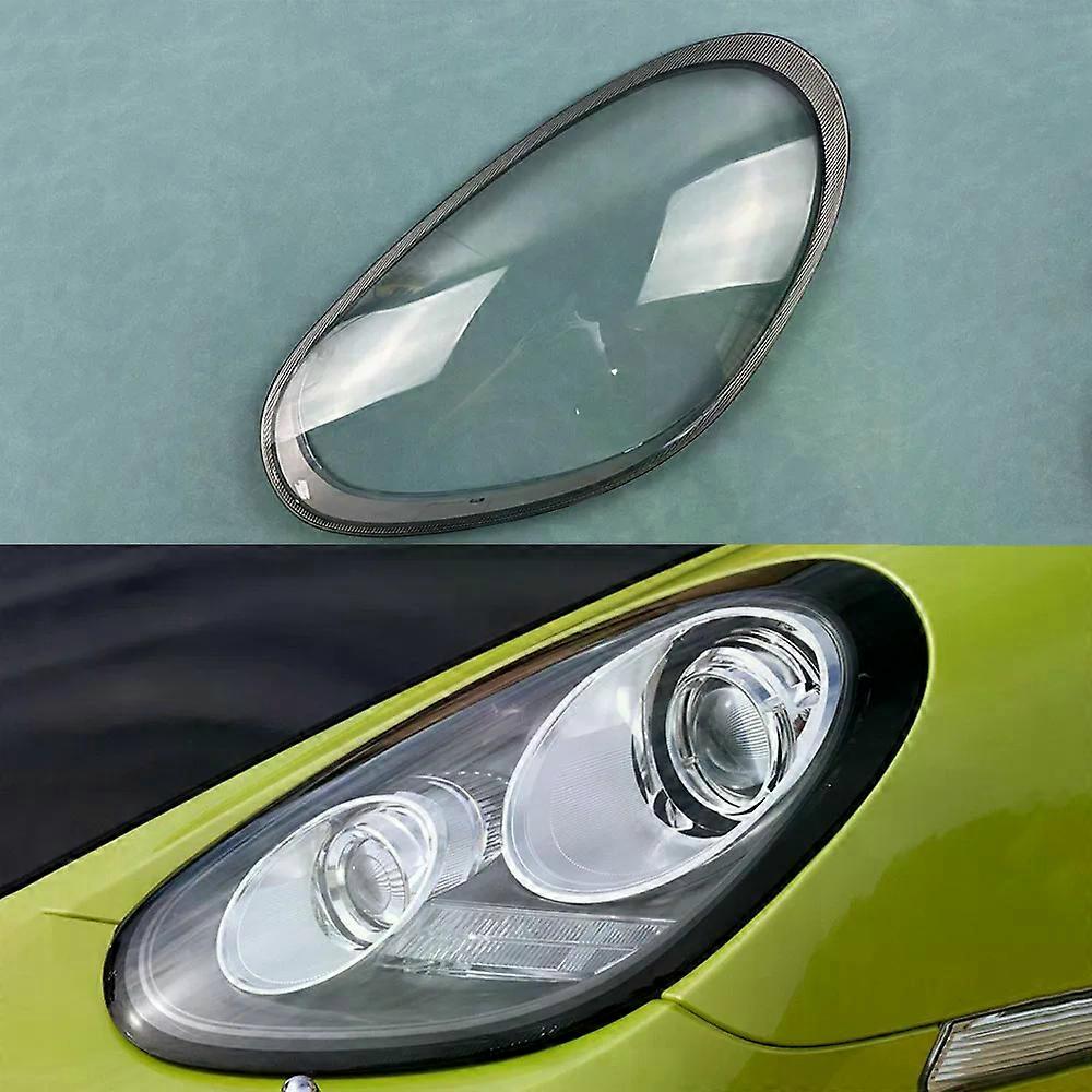 For Porsche Cayman Boxster 987 2009-2012 Xenon Lampshade Case Headlamp Shell Plexiglass Replace Original Lampshade