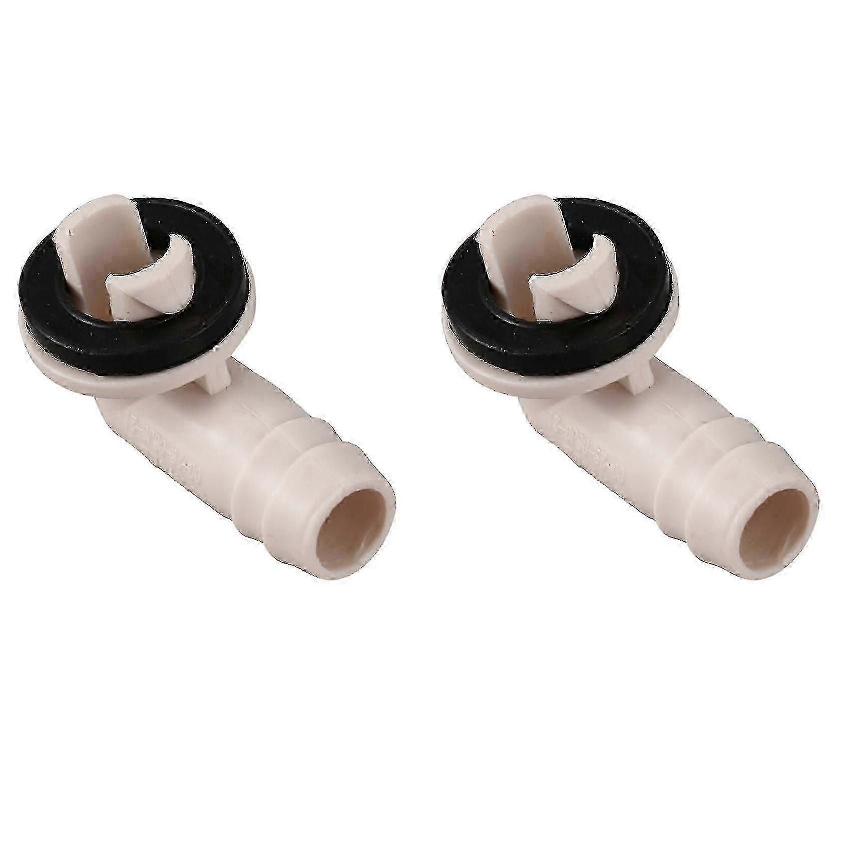 2x AC Drain Hose Elbow Connector for Mini-Split & Window Air Conditioner Units