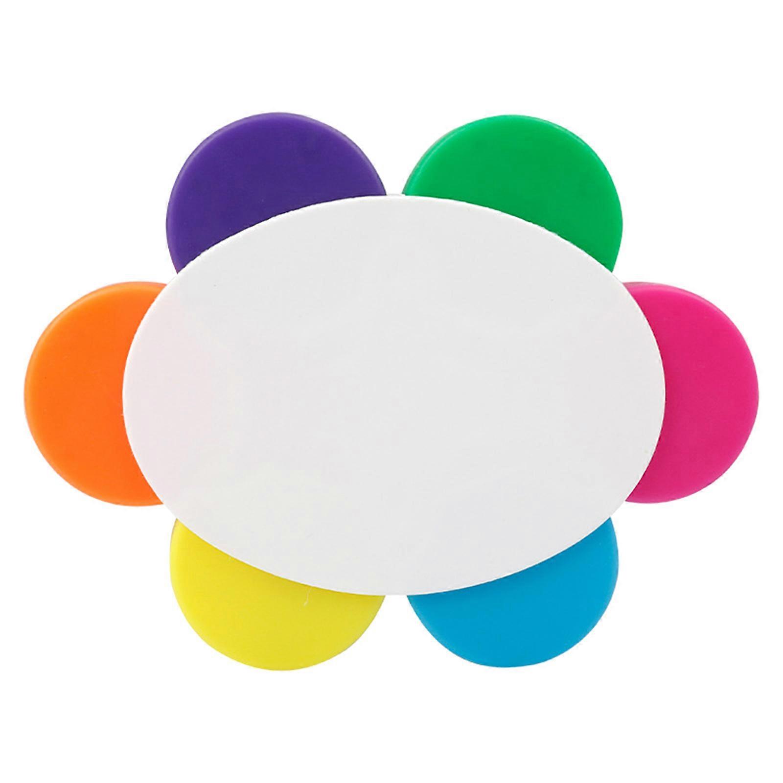 1PC 6Assorted Color Creative Shape Highlighters Lightweight ABS Construction Markers Study Essential Tool Comfort Grip Multicolor