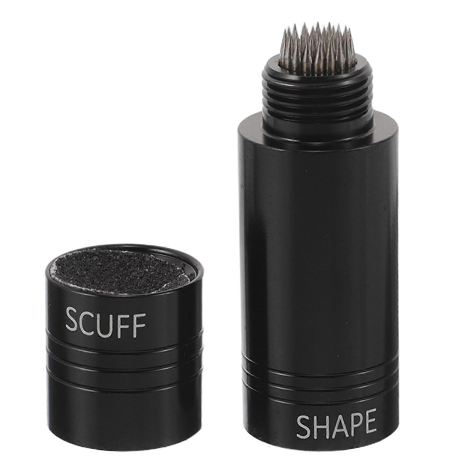 Billiard Cue Tip Shaper Tool Pool Repair Tool for Lightweight Black