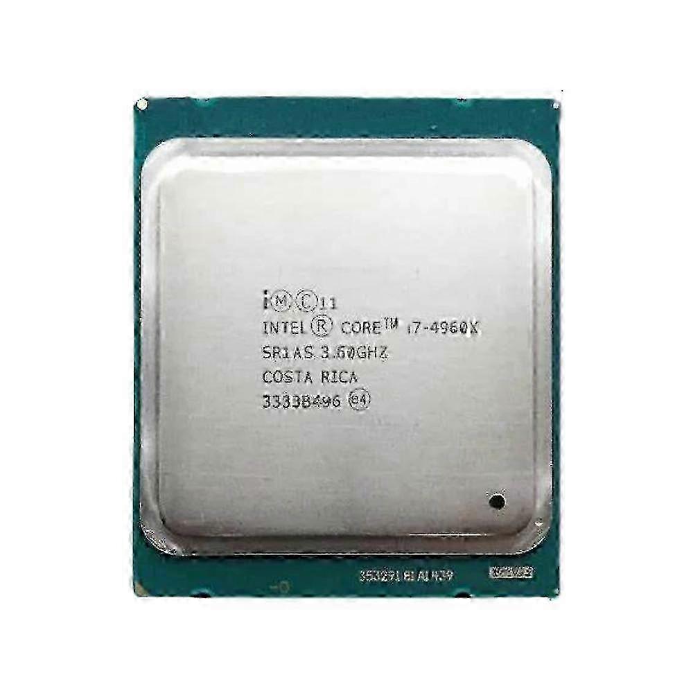 f Core i7-4960X CPU - Socket LGA 2011 6 Cores 12 Threads 3.6GHz 15MB L3 Cache 130W.