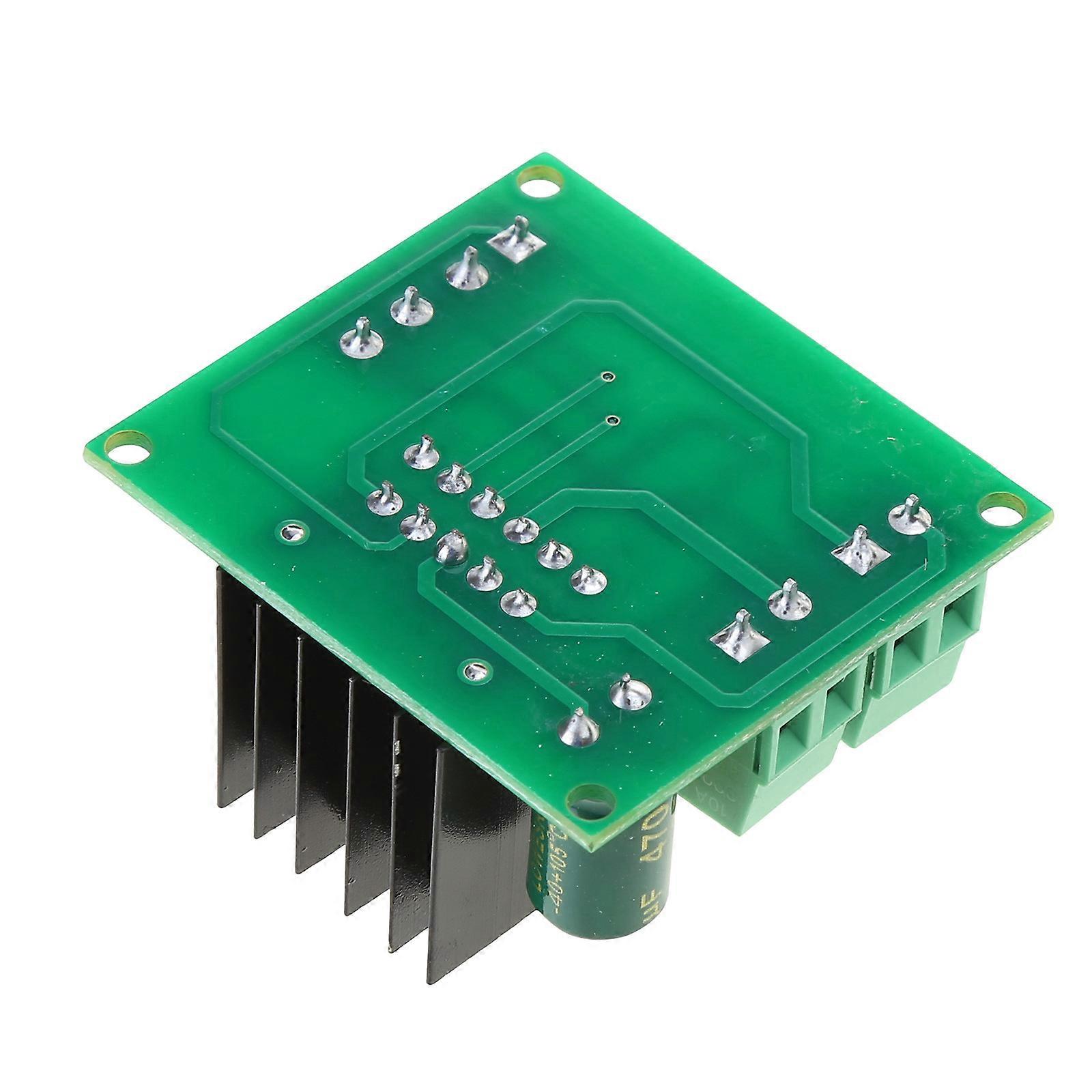 3A 75W PWM Speed Adjustable Motor Driver Module Single Circuit HighPowers Speed Regulation Motor Driver Board Control  Green