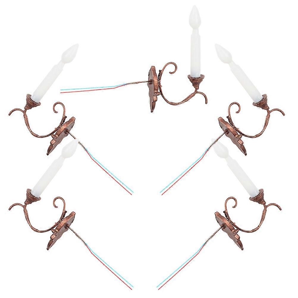 Mini Wall Lamp Decorative Set for Home Use 15Pcs Mini House