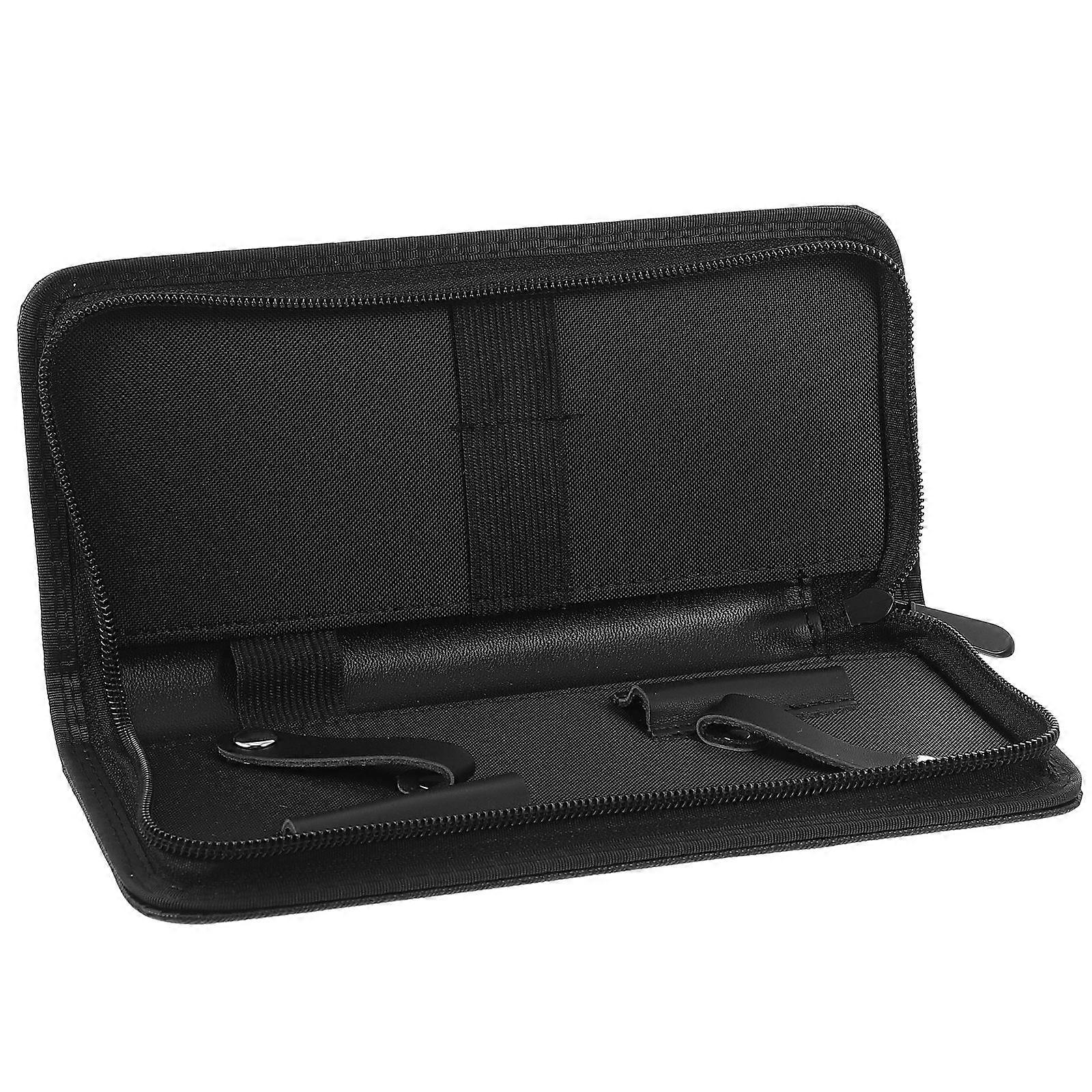 Black Hair Cutting Tool Bag for Storage Lightweight Scissors Holder