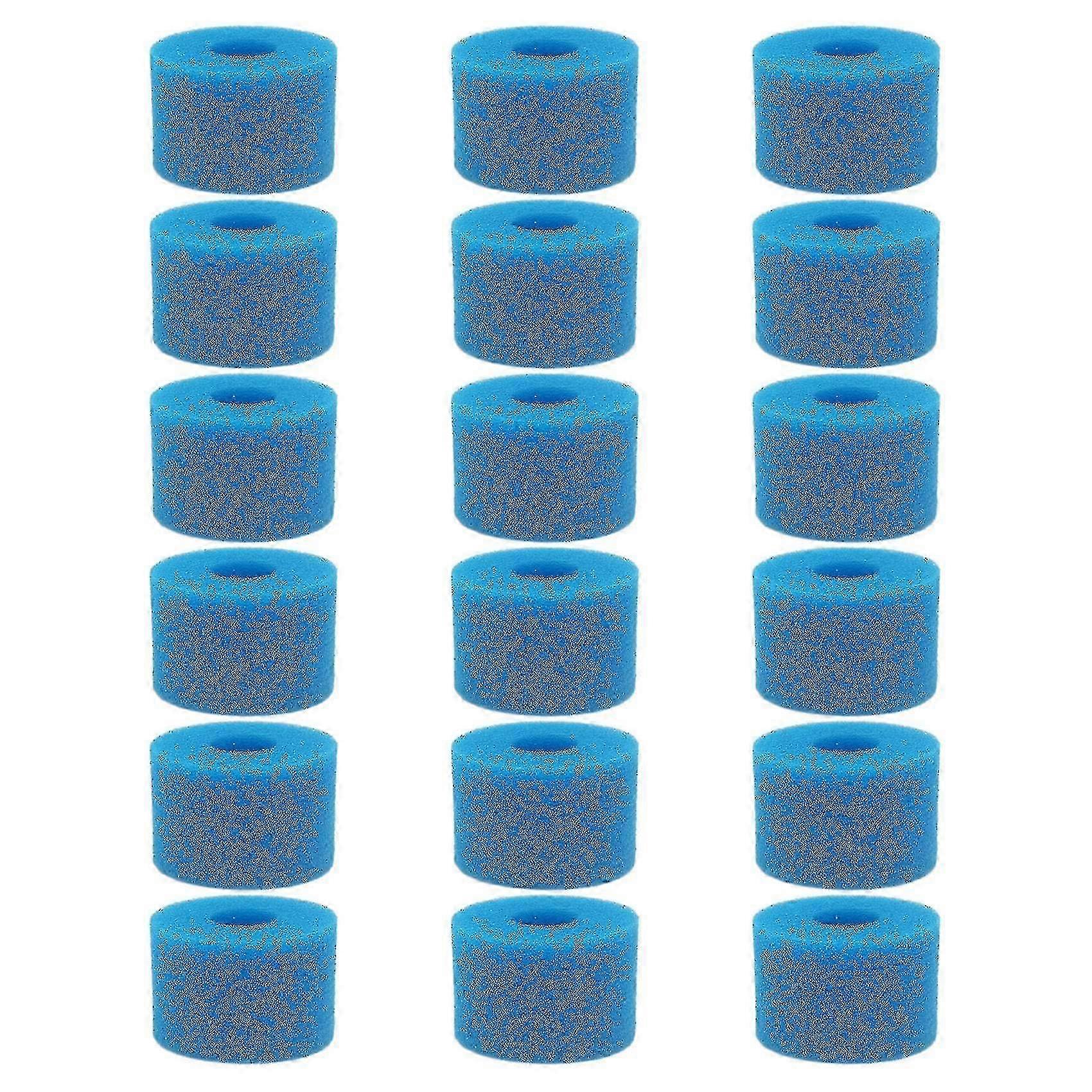 18Pcs Hot Tub Filter S1 Type Reusable Foam Insert