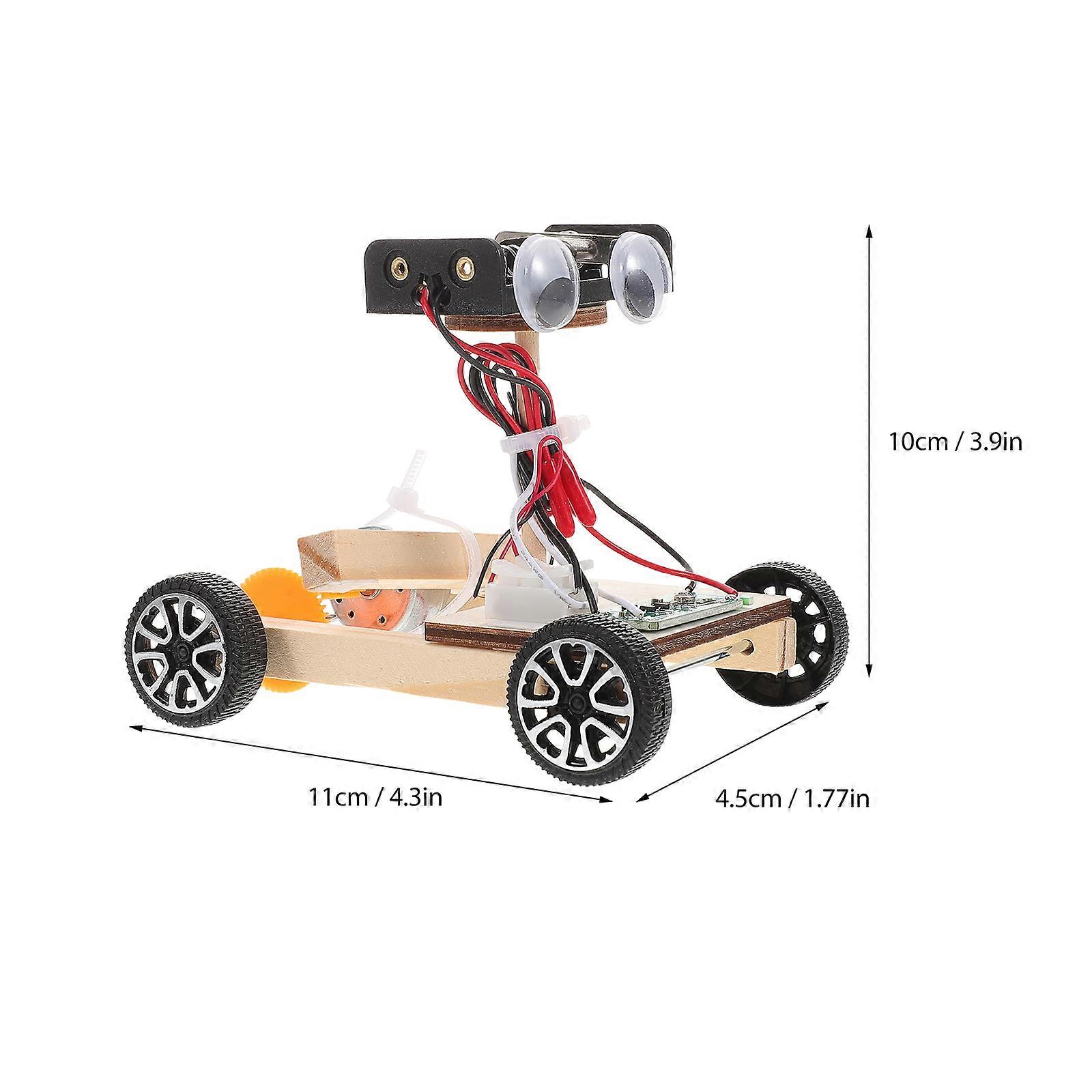 Voice Control Toy Car Model Kit for Science Experiment 1Set Kids Stem Assembly