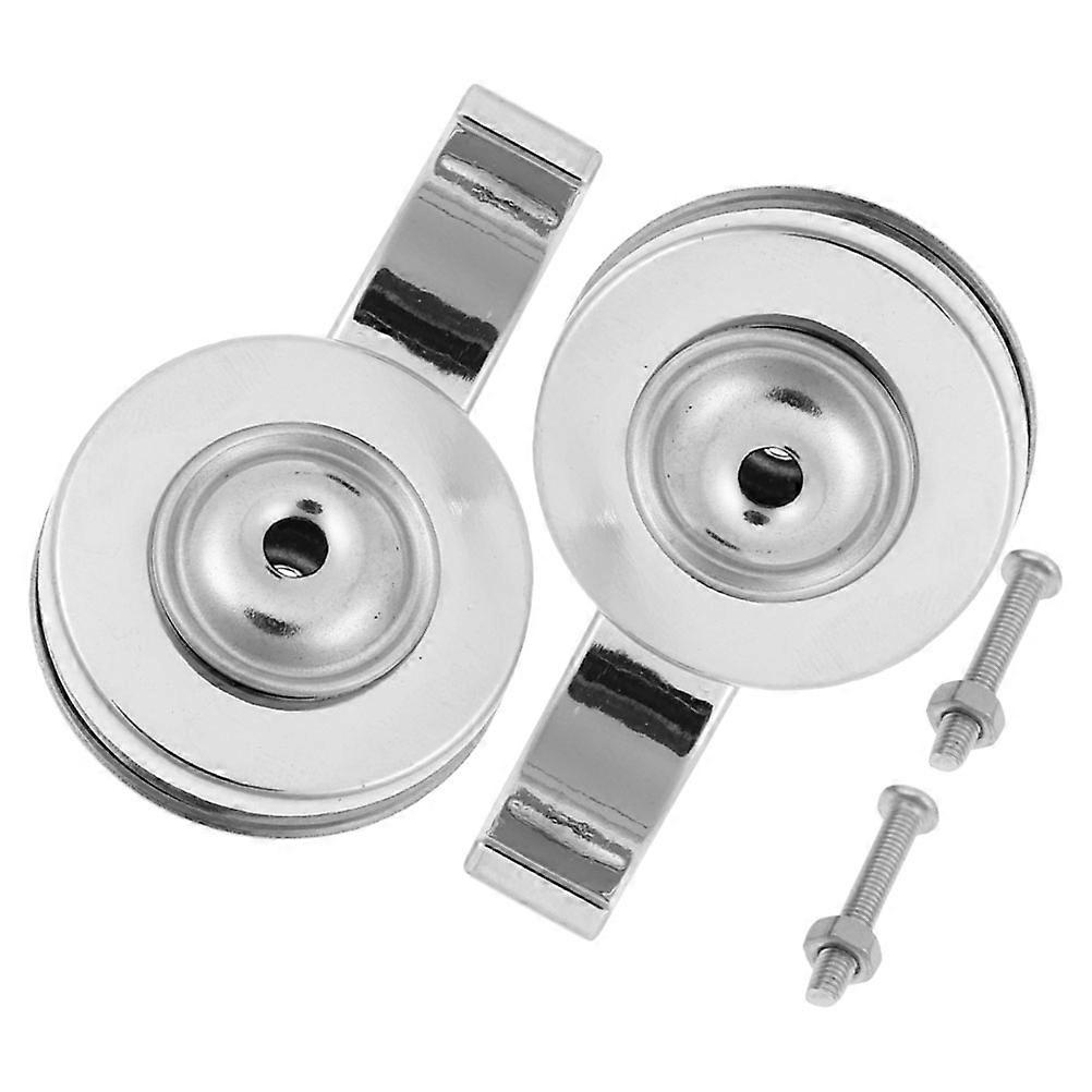 Silver Stainless Steel Whistle Kettle Nozzle Replacement for Boiling 2Pcs