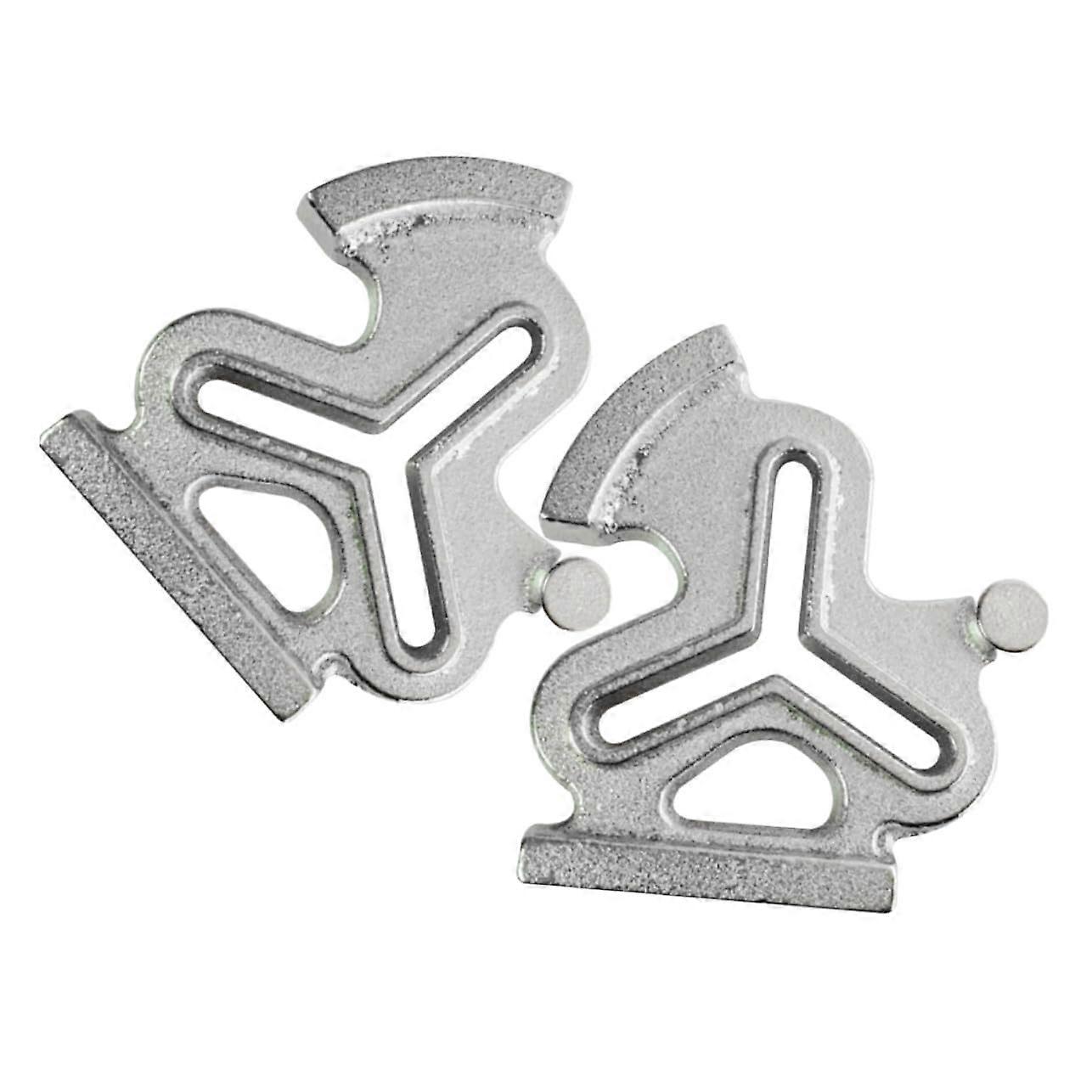 2 Pack Sewing Gauge Ruler with Triangular Positioner for Quilting, Tailoring, DIY Fabric Stitching