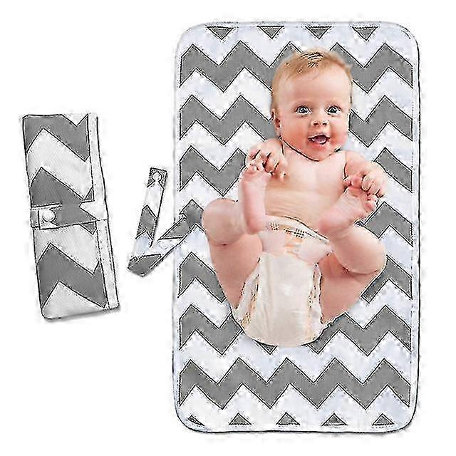 Changing Travel Mat, Portable Changing Mat,60cm x 35cm, Double Wipeable Sides w