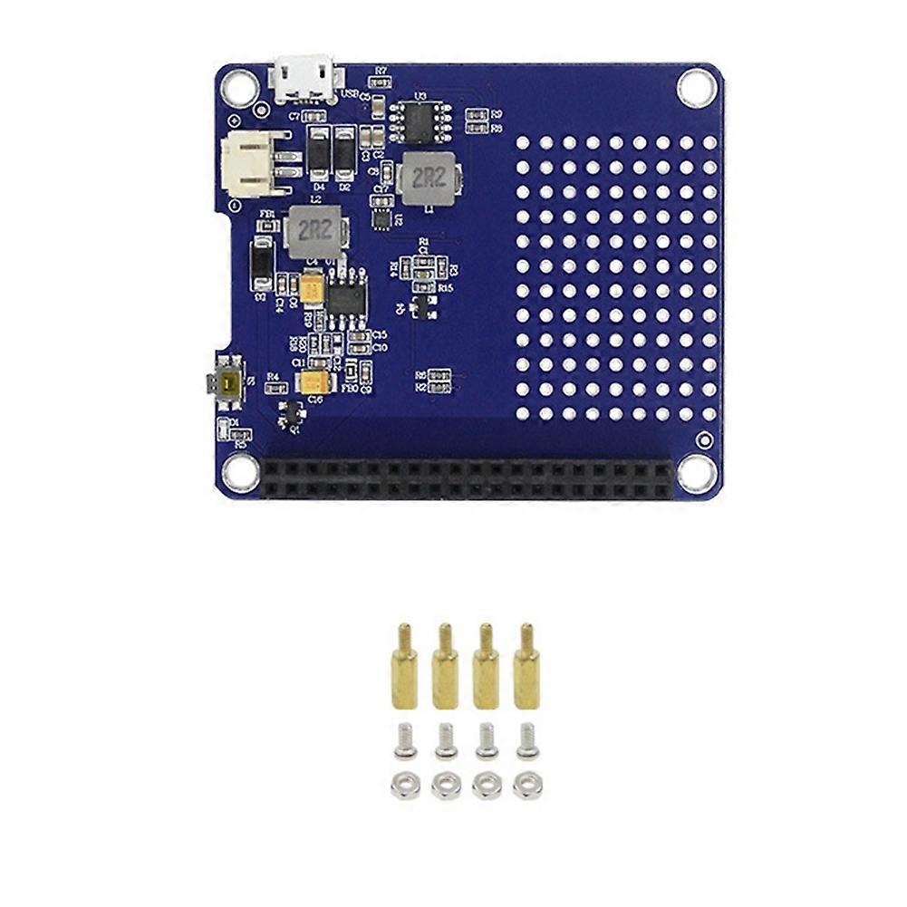 UPS HAT pentru Raspberry Pi 4B 3B + 3B 2B 3A + A + UPS HAT Modul de alimentare cu baterie cu litiu